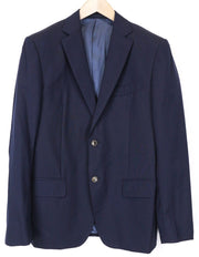 „SUITSUPPLY Napoli Blue Line“ vyriškas švarkas, UK38R, tamsiai mėlynas, vieneilis, grynos vilnos 