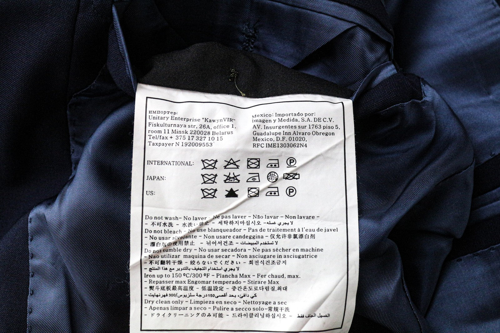 „SUITSUPPLY Napoli Blue Line“ vyriškas švarkas, UK38R, tamsiai mėlynas, vieneilis, grynos vilnos 