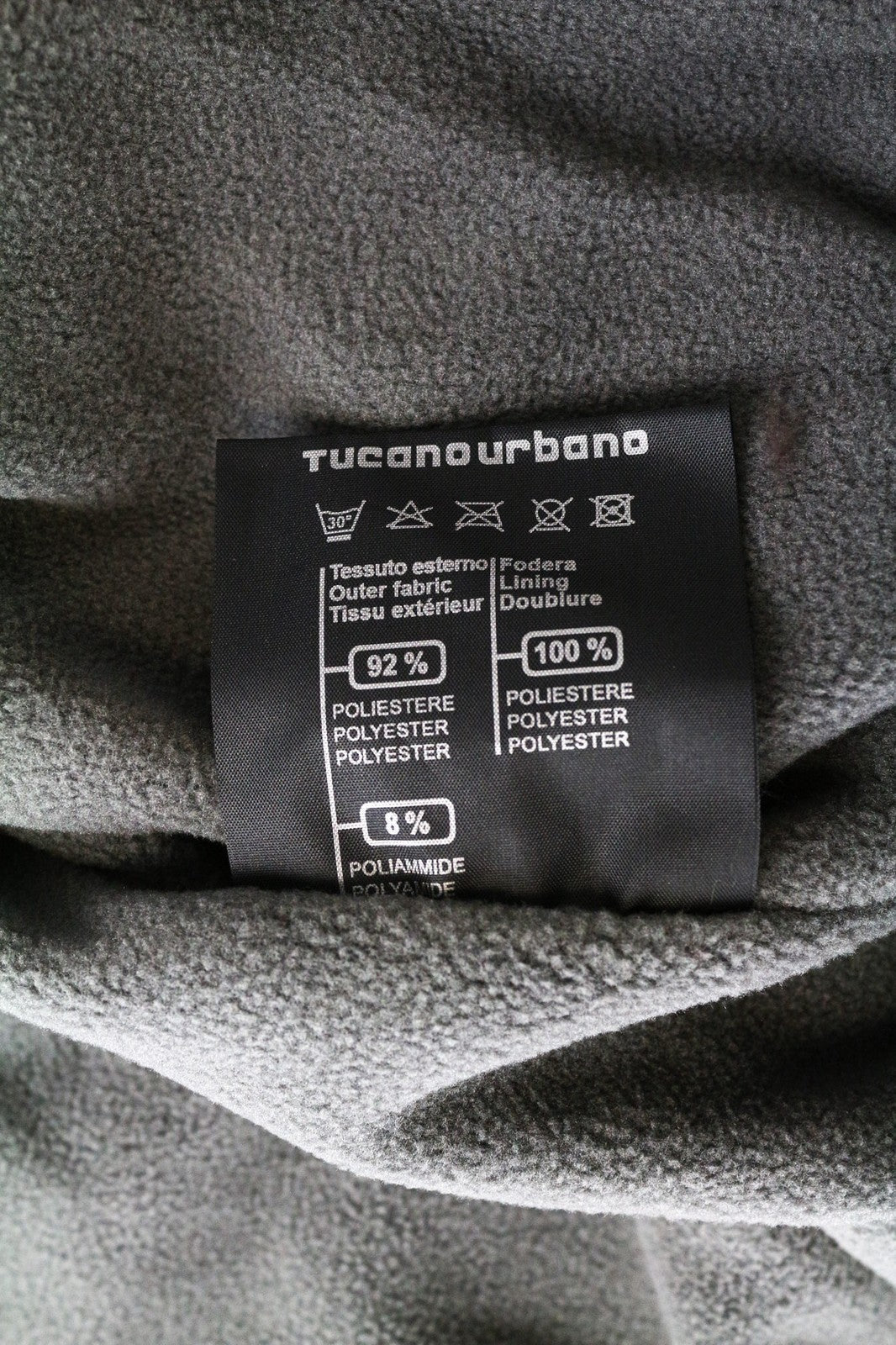 TUCANO URBANO WSP moteriška striukė IT44 ruda, su užtrauktuku ir gobtuvu, atspari vandeniui, motociklams 