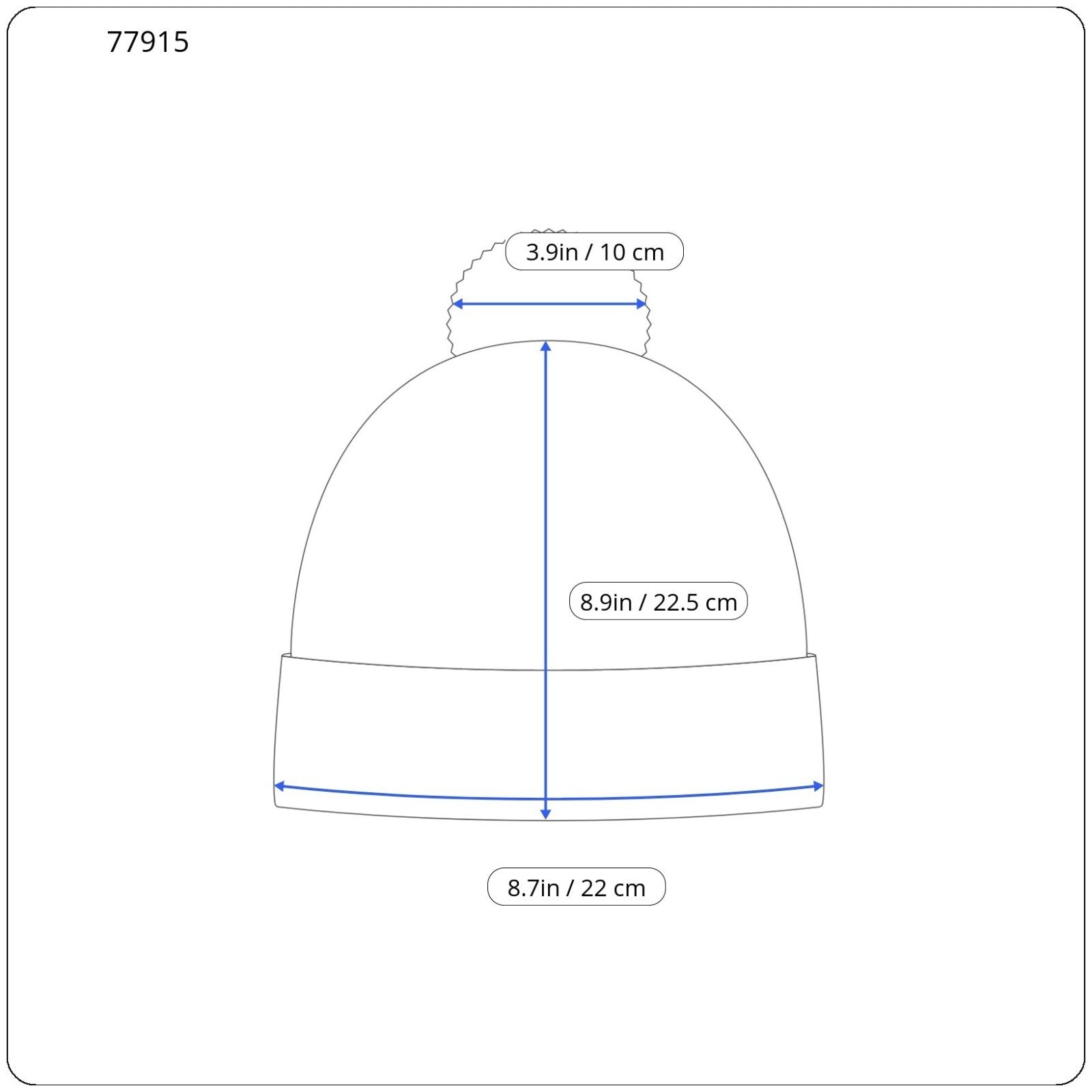 SWEATY BETTY mergaitiška kepurė su bumbulais, mėlyna, 9-12 mėn. 