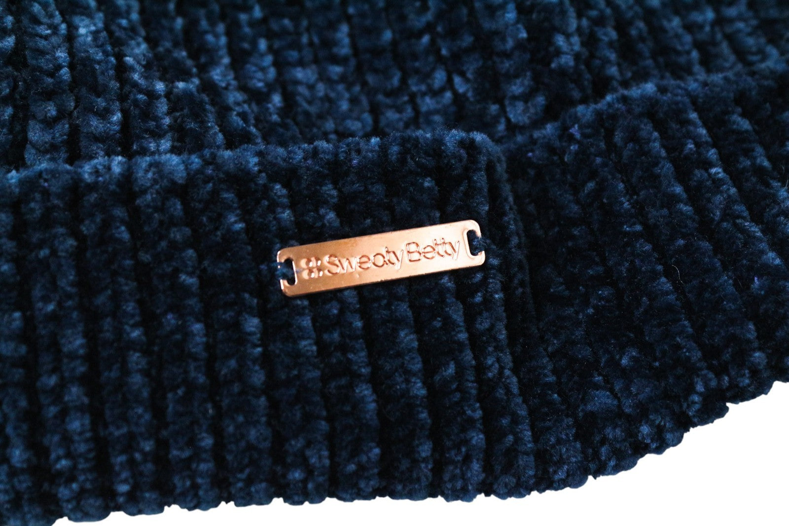 SWEATY BETTY mergaitiška kepurė su bumbulais, mėlyna, 9-12 mėn. 