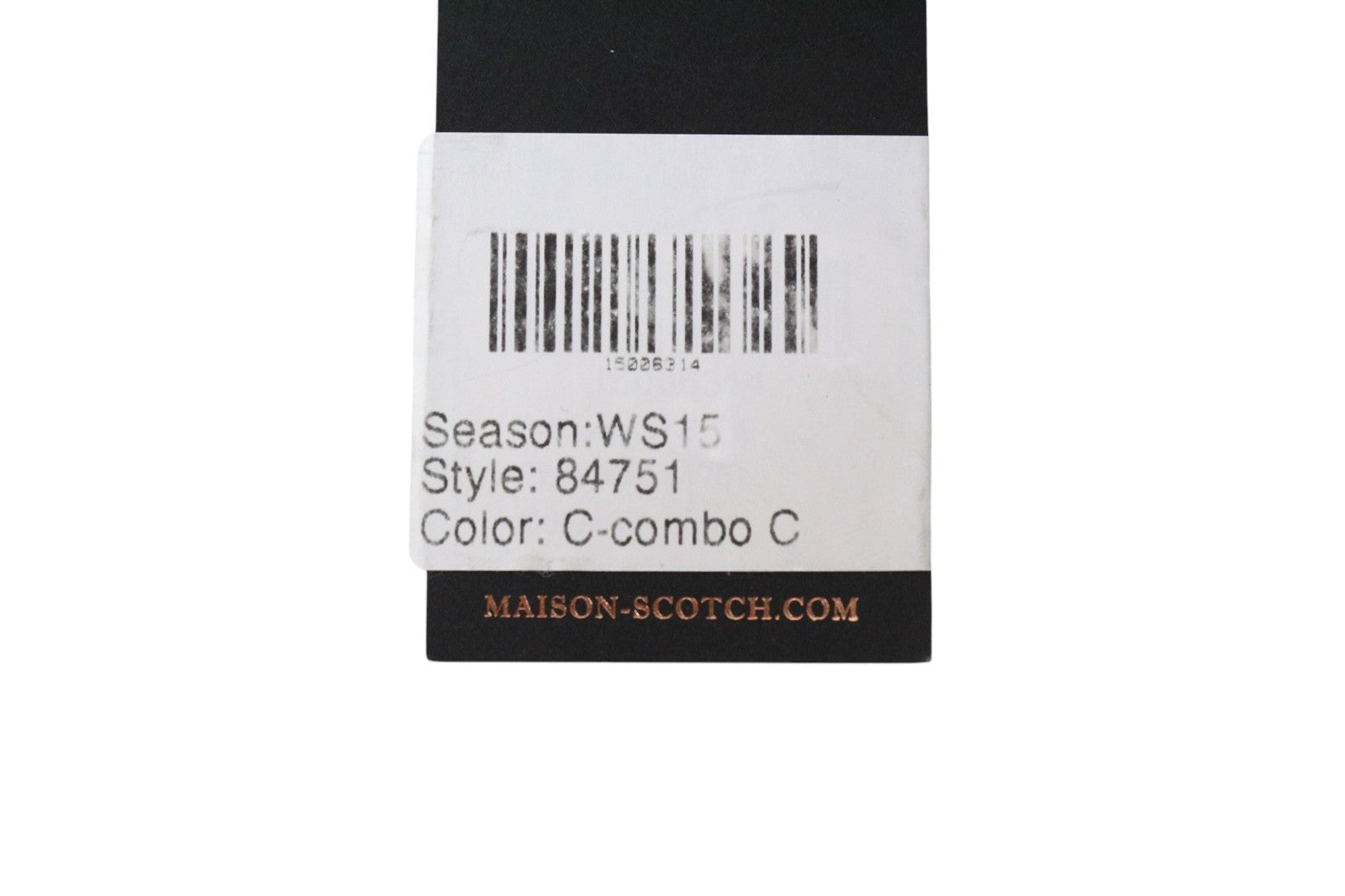 MAISON SCOTCH Women's Swim Top XS/S Blue Pattern Triangle Tied Bikini Swim