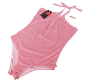 MAISON SCOTCH moteriškas vientisas maudymosi kostiumėlis S raudonas baltas dryžuotas su petnešėlėmis 