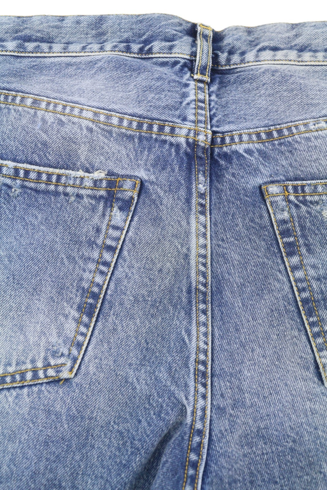 R13 Boyfriend moteriški džinsai 28 Bain W Rips Distress Cropped Faded PS25 RRP599 