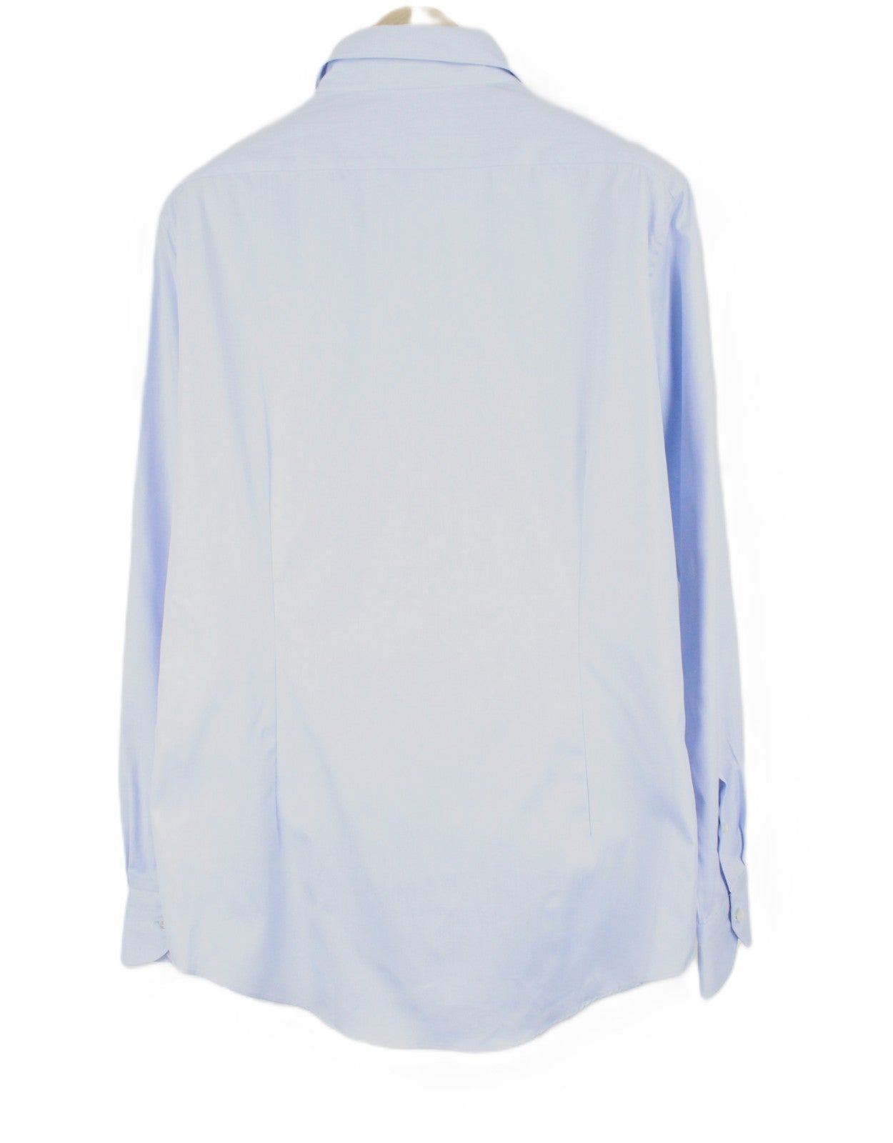 SUITSUPPLY Men's Formal Shirt 43/17 Blue Cotton Extra Slim Fit Classic Pure Slim