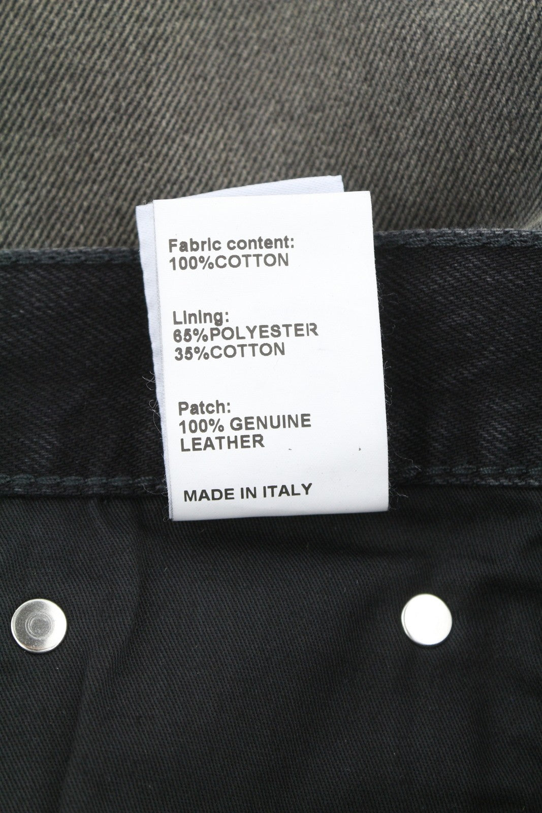 R13 Cuffed Boyfriend Men Jeans 30 Phantom Selvedge Black Limited Edition FW25