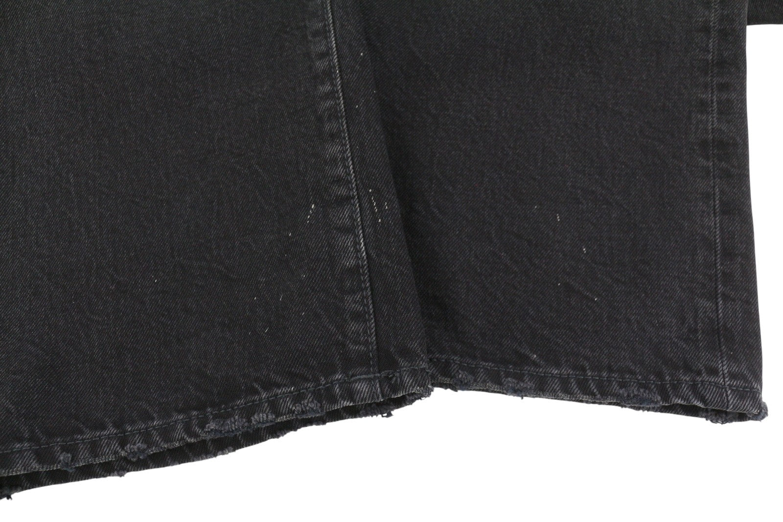 R13 Cuffed X-BF moteriški džinsai 28 Phantom Selvedge Black Limited Edition Faded FW25 