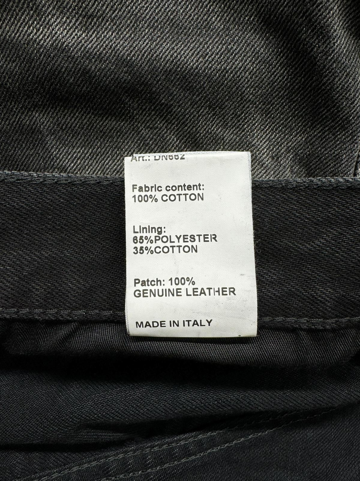 R13 Cuffed X-BF moteriški džinsai 28 Phantom Selvedge Black Limited Edition Faded FW25 