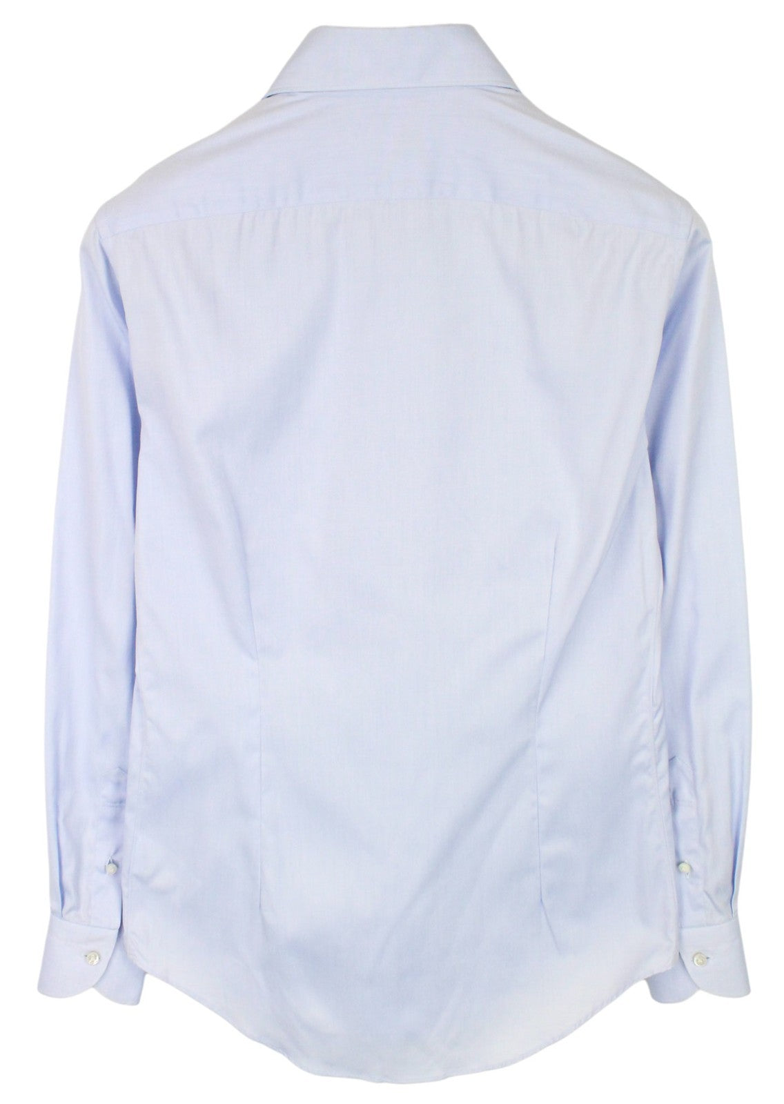 SUITSUPPLY Men's Formal Shirt 37/14.5 Light Blue Slim Cutaway Pure Cotton Formal