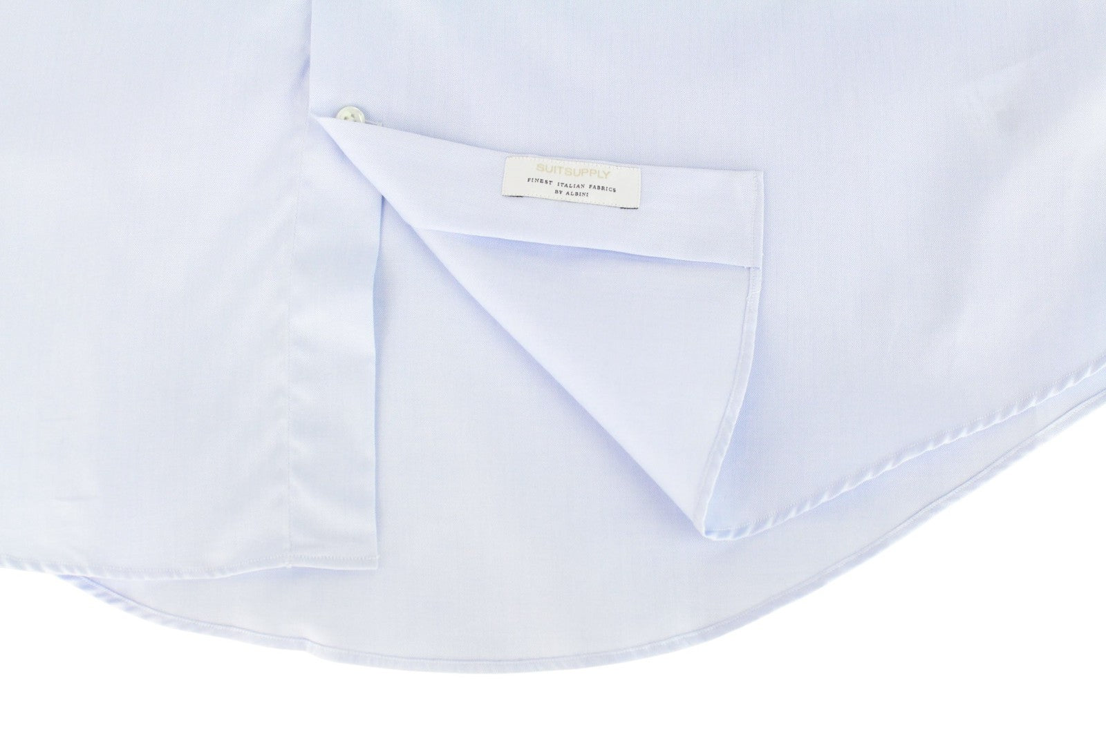 SUITSUPPLY Men's Formal Shirt 41L/16L Blue Cutaway Extra Slim Pure Cotton Formal