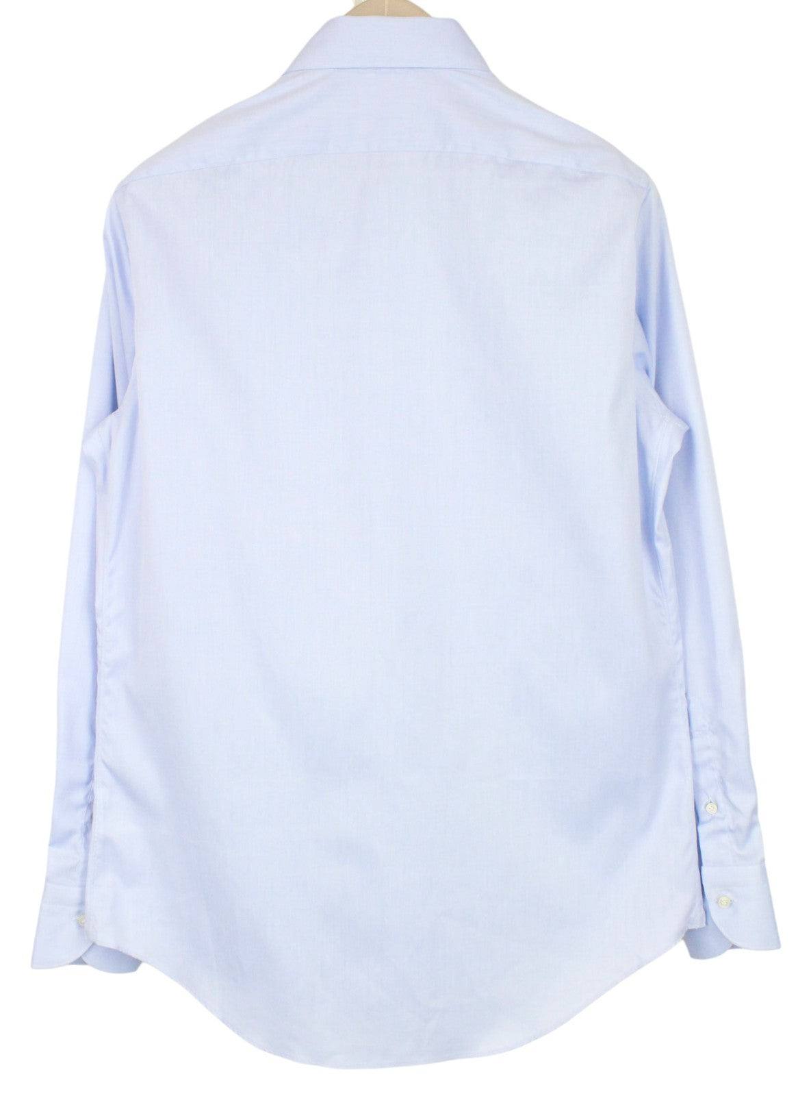 SUITSUPPLY Men's Formal Shirt ~M Light Blue Cotton Slim Classic Cutaway Fit