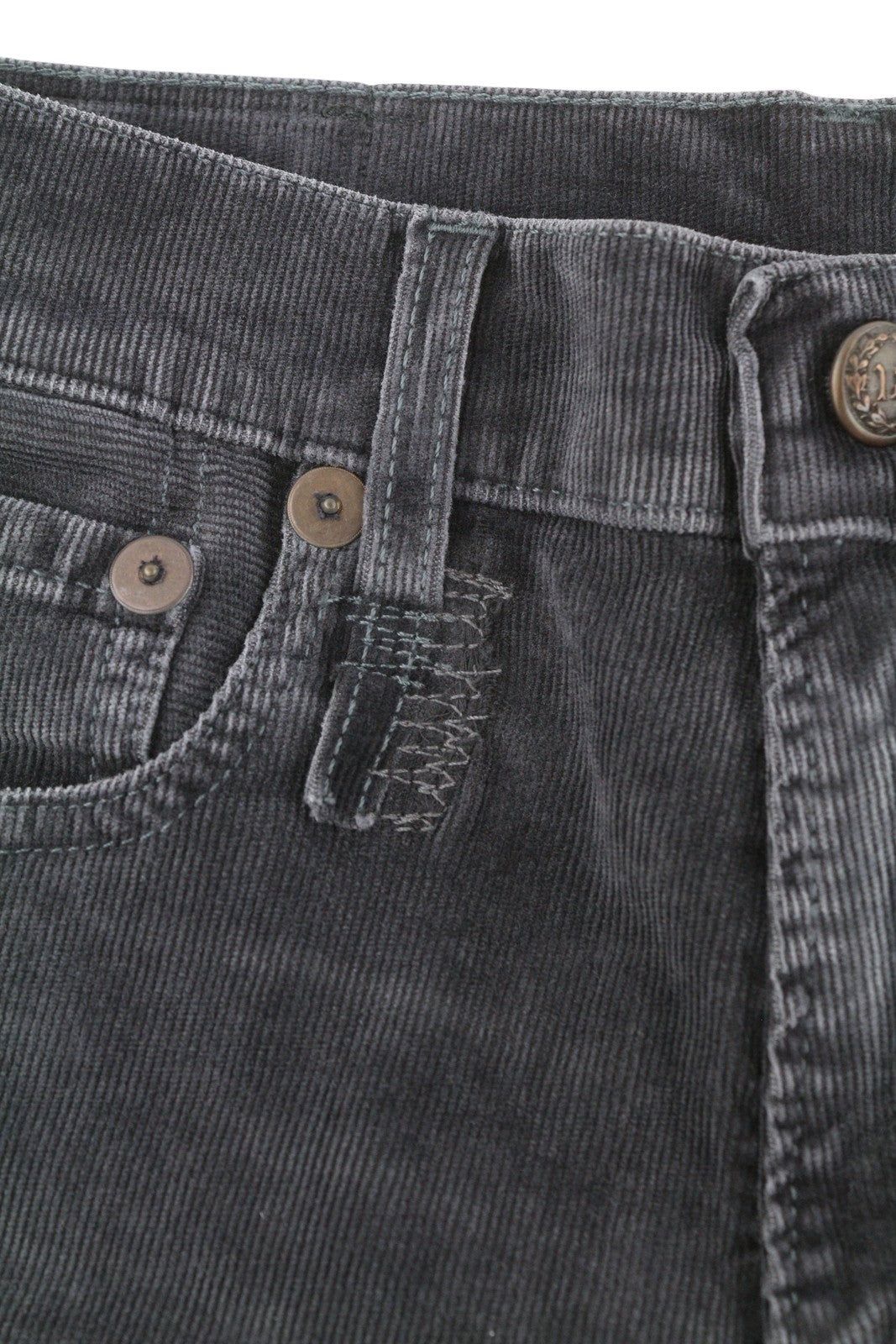 R13 Romeo moteriškos kelnės 24 Obsidian tamprios virvelės tiesaus kirpimo su užtrauktuku FW25 RRP599 