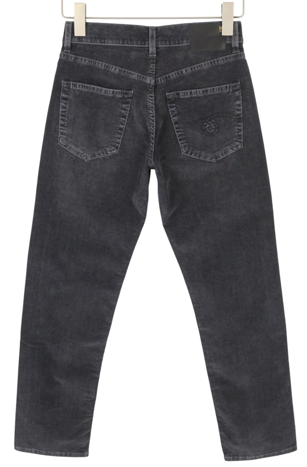 R13 Romeo moteriškos kelnės 24 Obsidian tamprios virvelės tiesaus kirpimo su užtrauktuku FW25 RRP599 