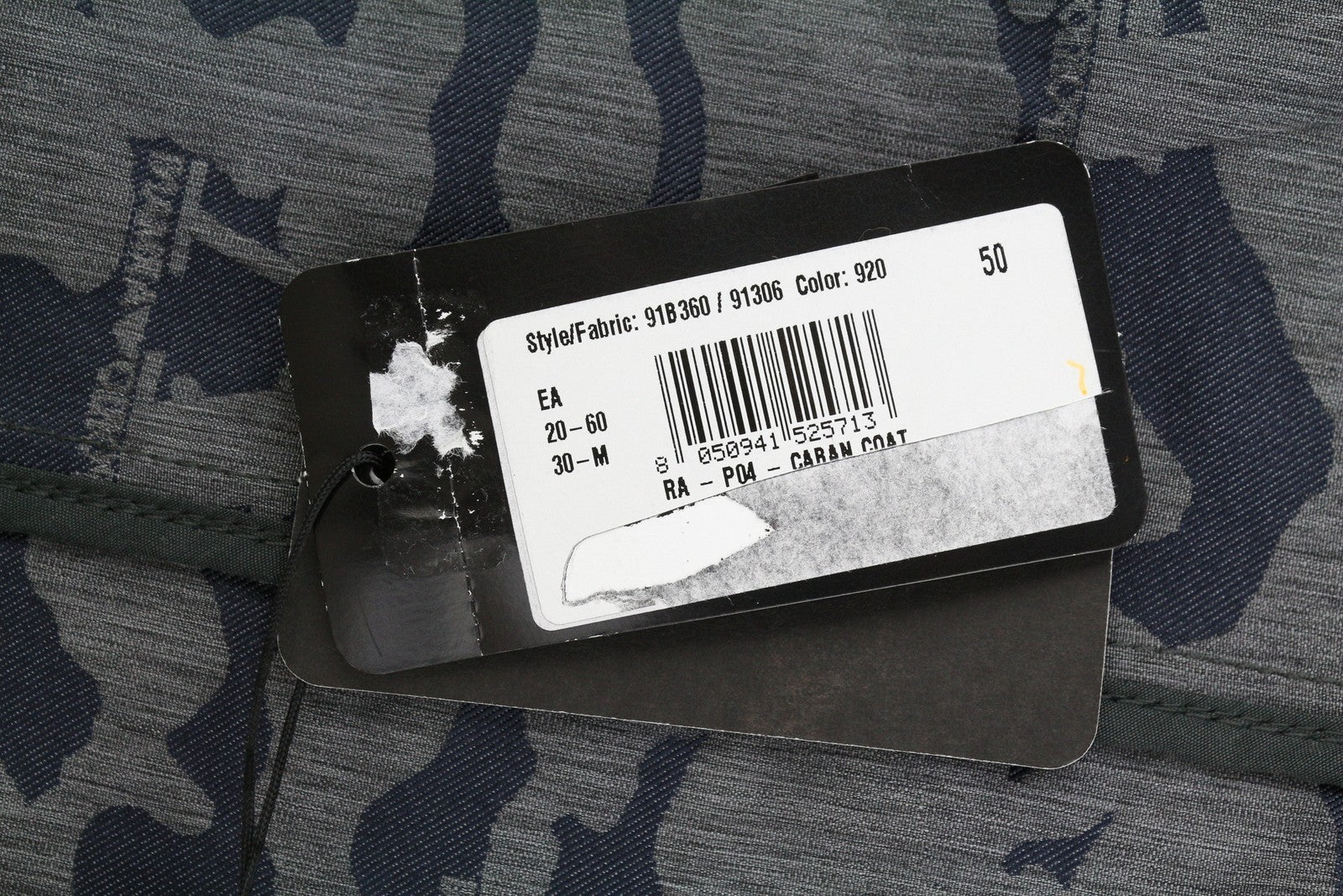 EMPORIO ARMANI vyriška striukė, EU50, didelė žakardo kamufliažinė, pilnai užtrauktuku, RRP799 