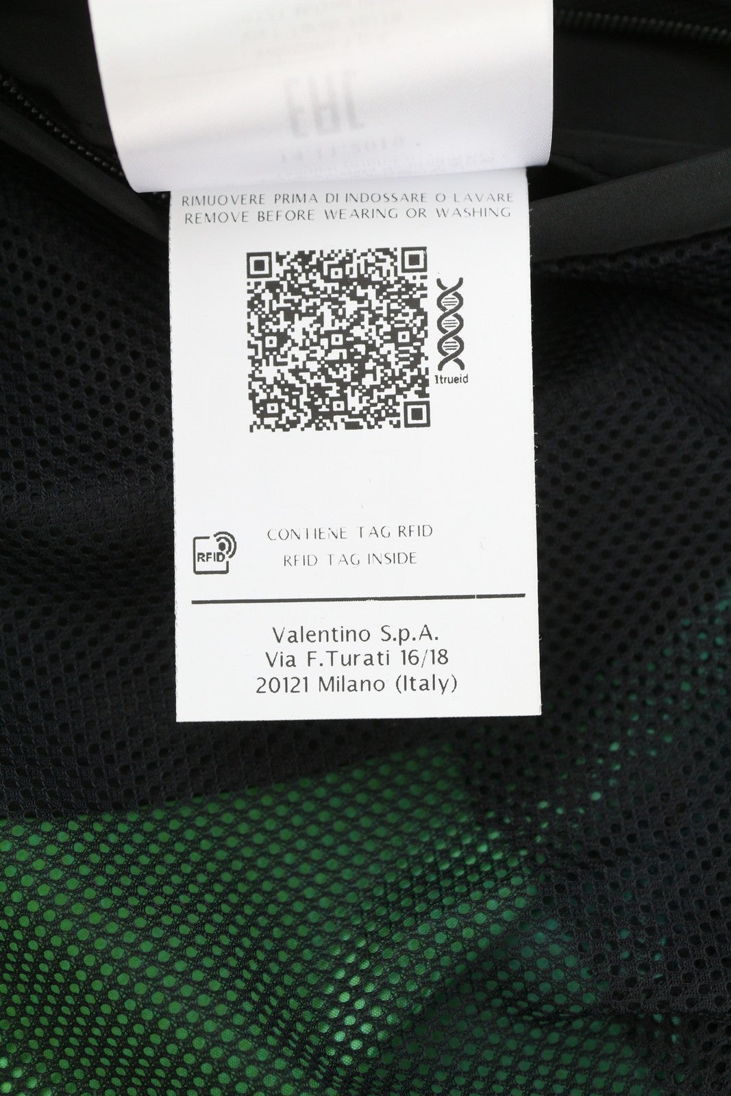 VALENTINO vyriška striukė 48 drakono raštu, tinklelio pamušalu, gobtuvu, lengva, RRP1800 