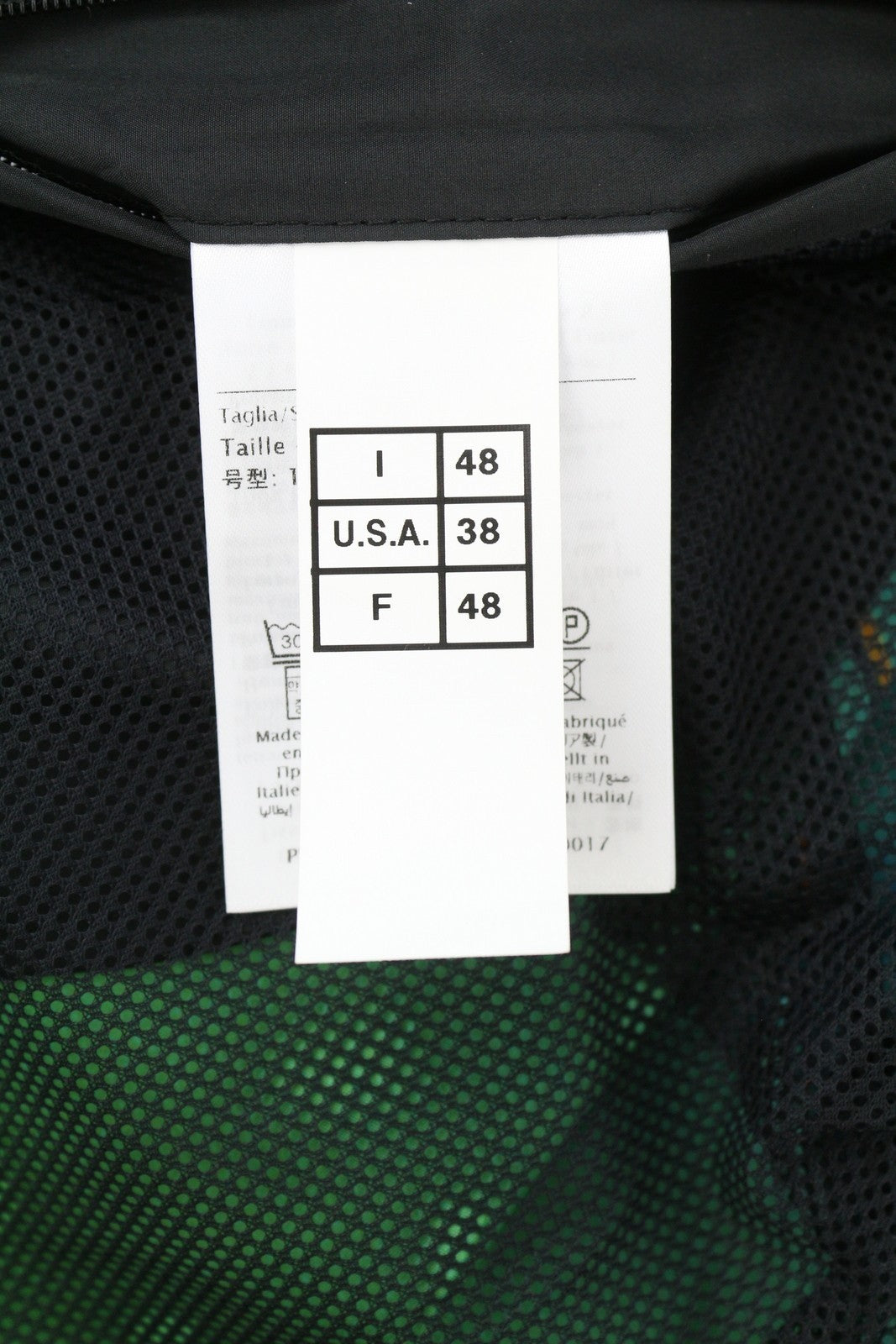 VALENTINO vyriška striukė 48 drakono raštu, tinklelio pamušalu, gobtuvu, lengva, RRP1800 