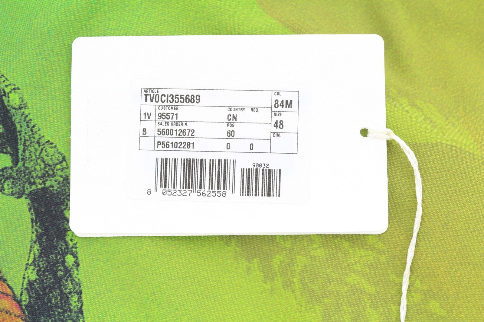 VALENTINO vyriška striukė 48 drakono raštu, tinklelio pamušalu, gobtuvu, lengva, RRP1800 