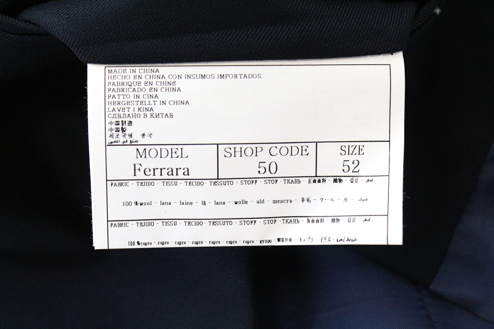 SUITSUPPLY Ferrara vyriška liemenė UK42R mėlyna vilnonė vieneilė elegantiška liemenė 