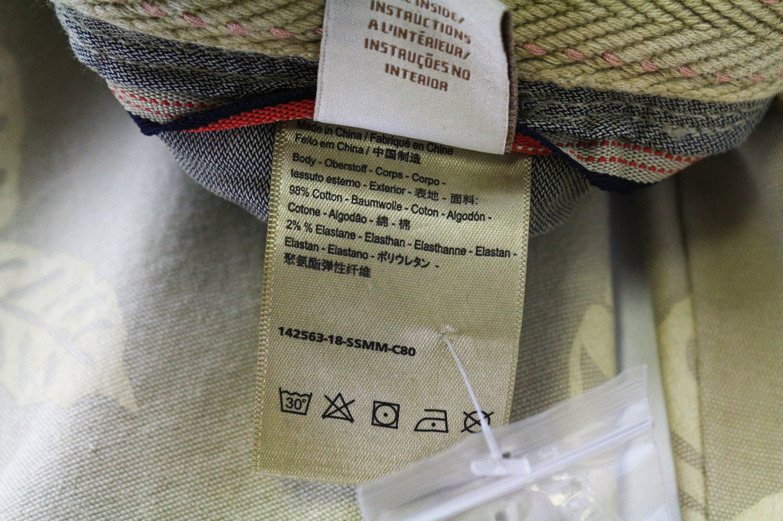 SCOTCH &amp; SODA Warren vyriškos kelnės W33/L34 rudos, raštuotos, tiesios, tamprios 