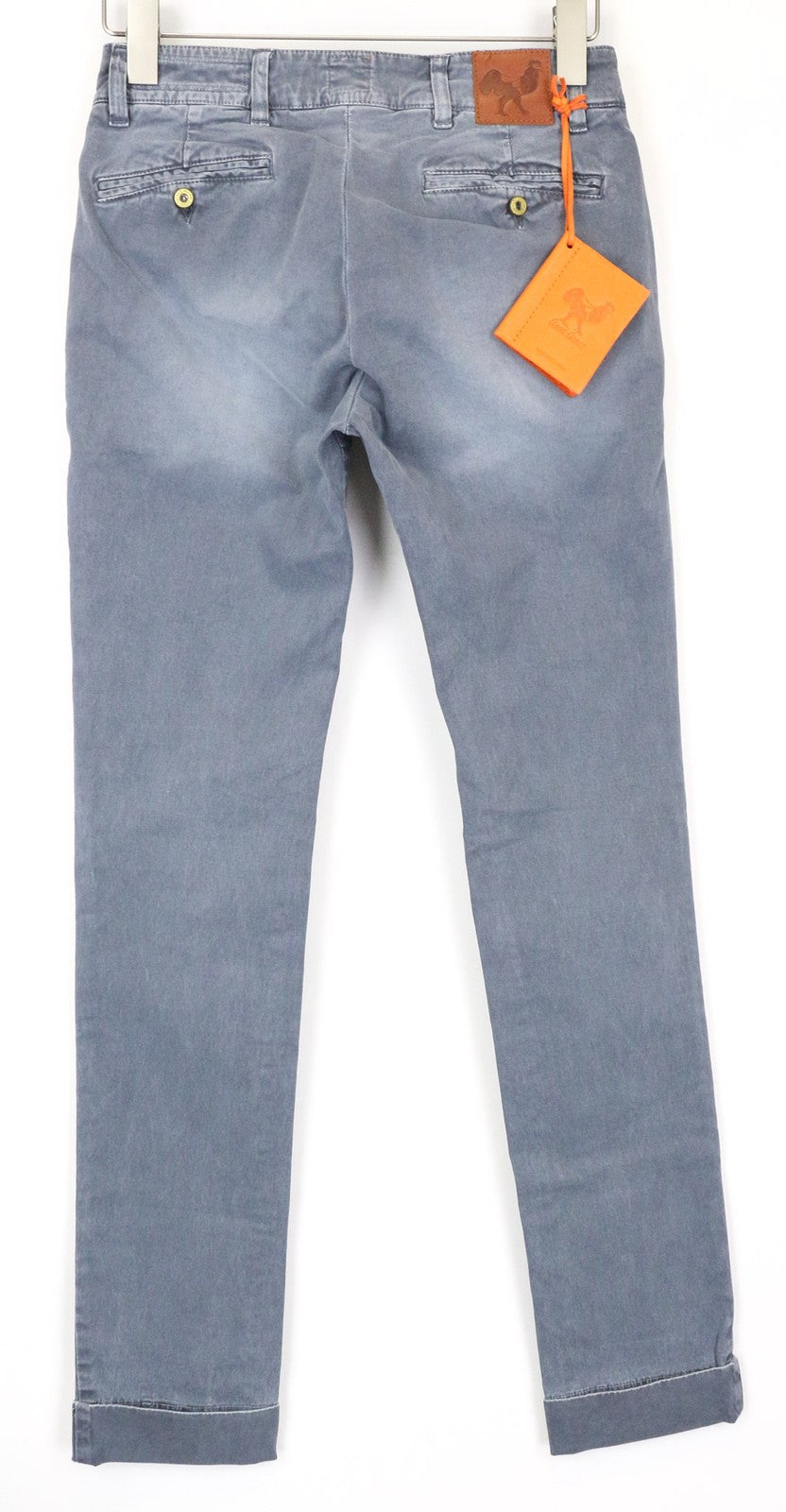 GOOD GENES moteriškos chino kelnės W26/L33 pilkos medvilninės tamprios džinsinio stiliaus kelnės 