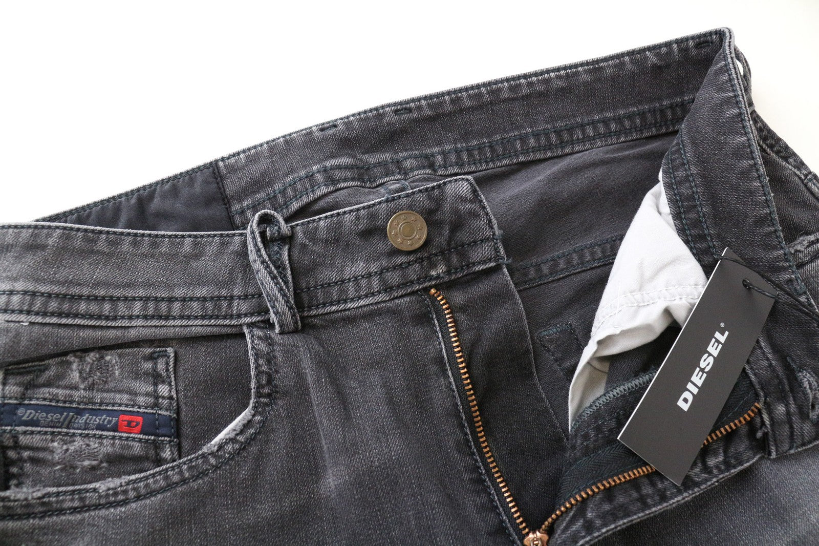 DIESEL Thommer 069BH Men's Jeans W28/L32 Grey Slim Skinny Stretch Cotton Fit