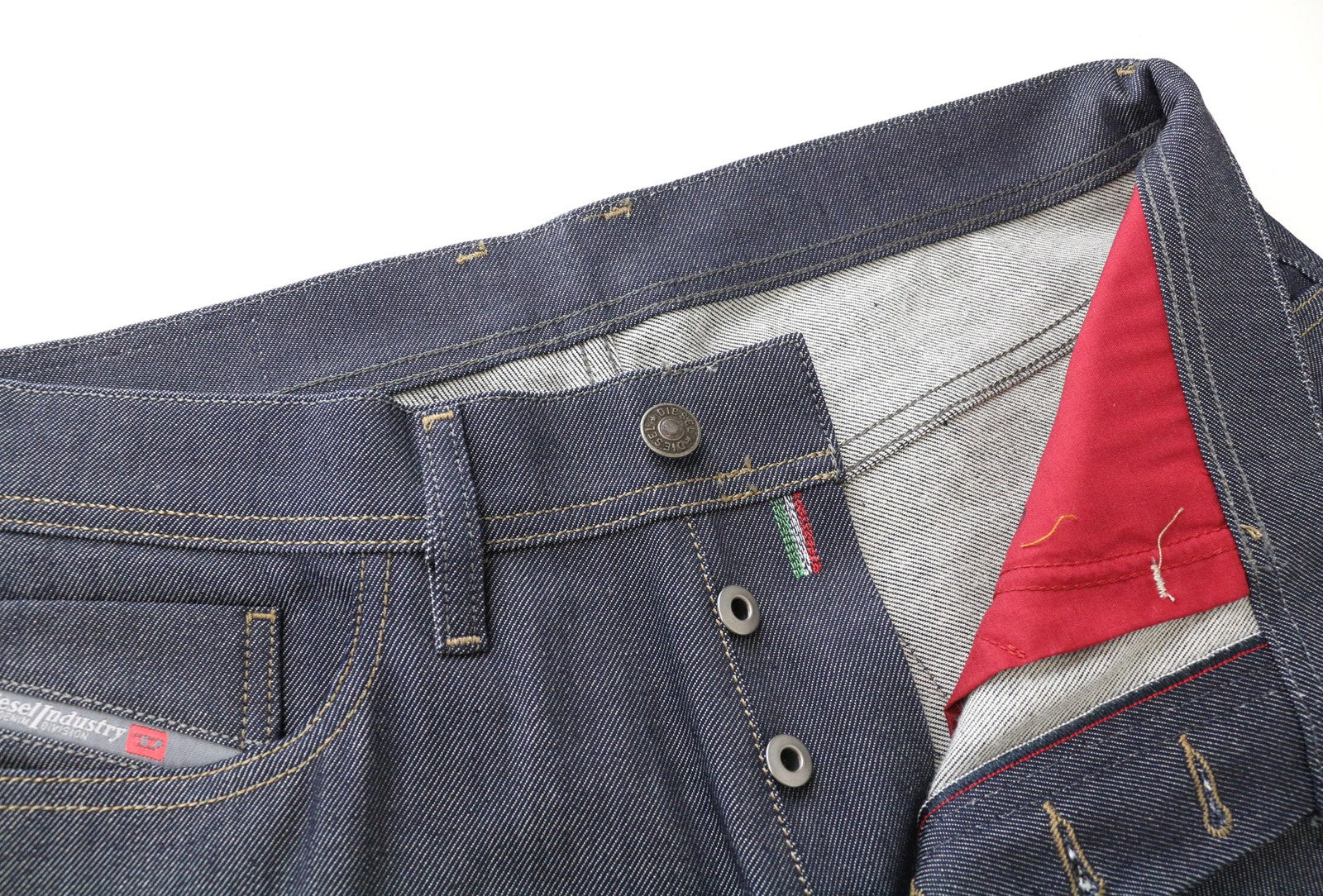 DIESEL Tepphar 084KX Men's Jeans W28/L32 Slim Tapered Blue Stretch Cotton Fit