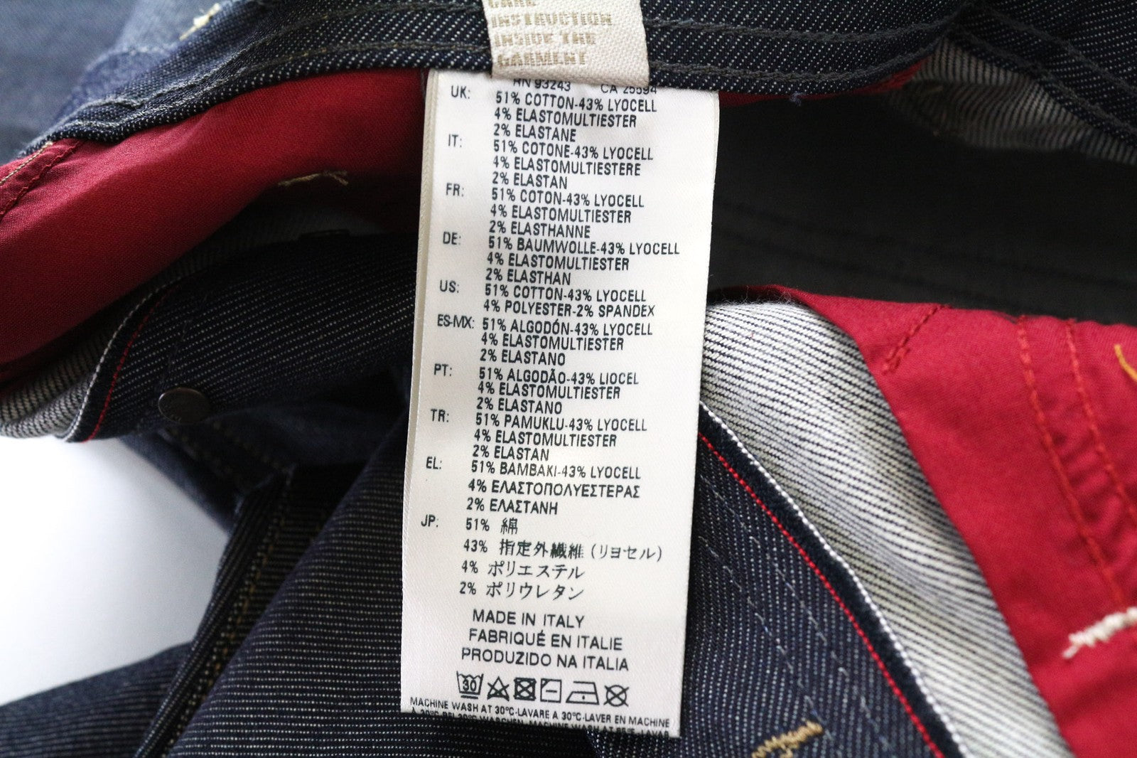 DIESEL Tepphar 084KX Men's Jeans W28/L32 Slim Tapered Blue Stretch Cotton Fit