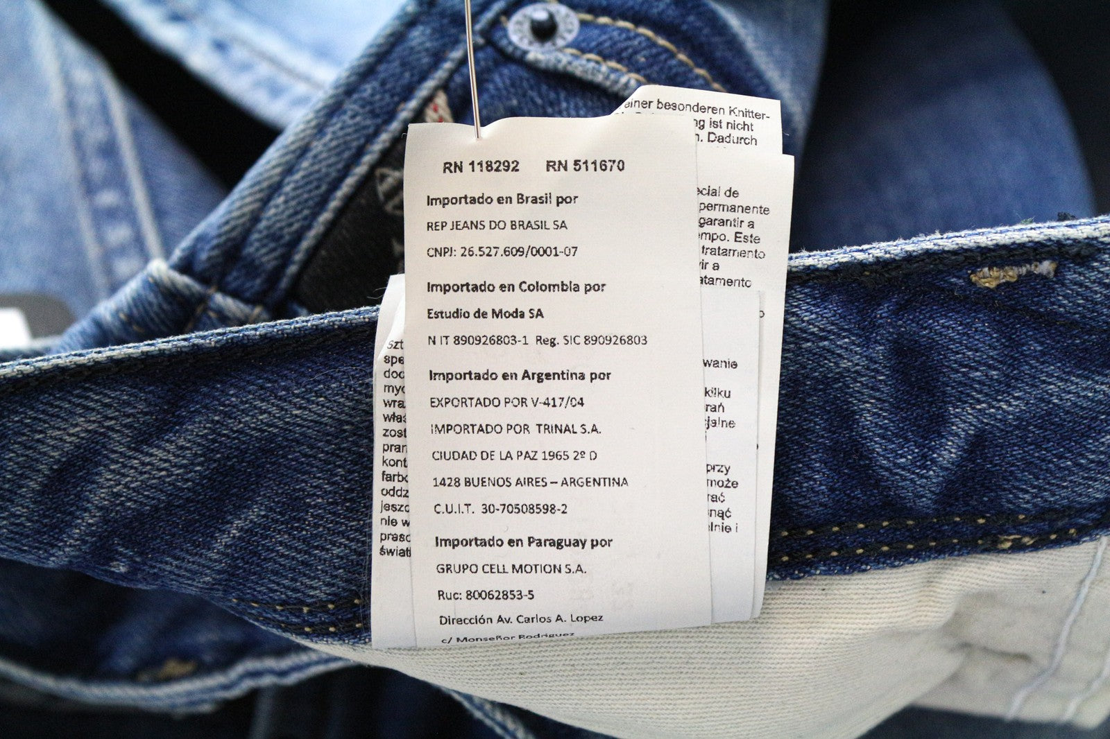 REPLAY Anbass vyriški džinsai W29/L32 Slim Fit skalbtos mėlynos tamprios medvilnės džinso medžiagos 