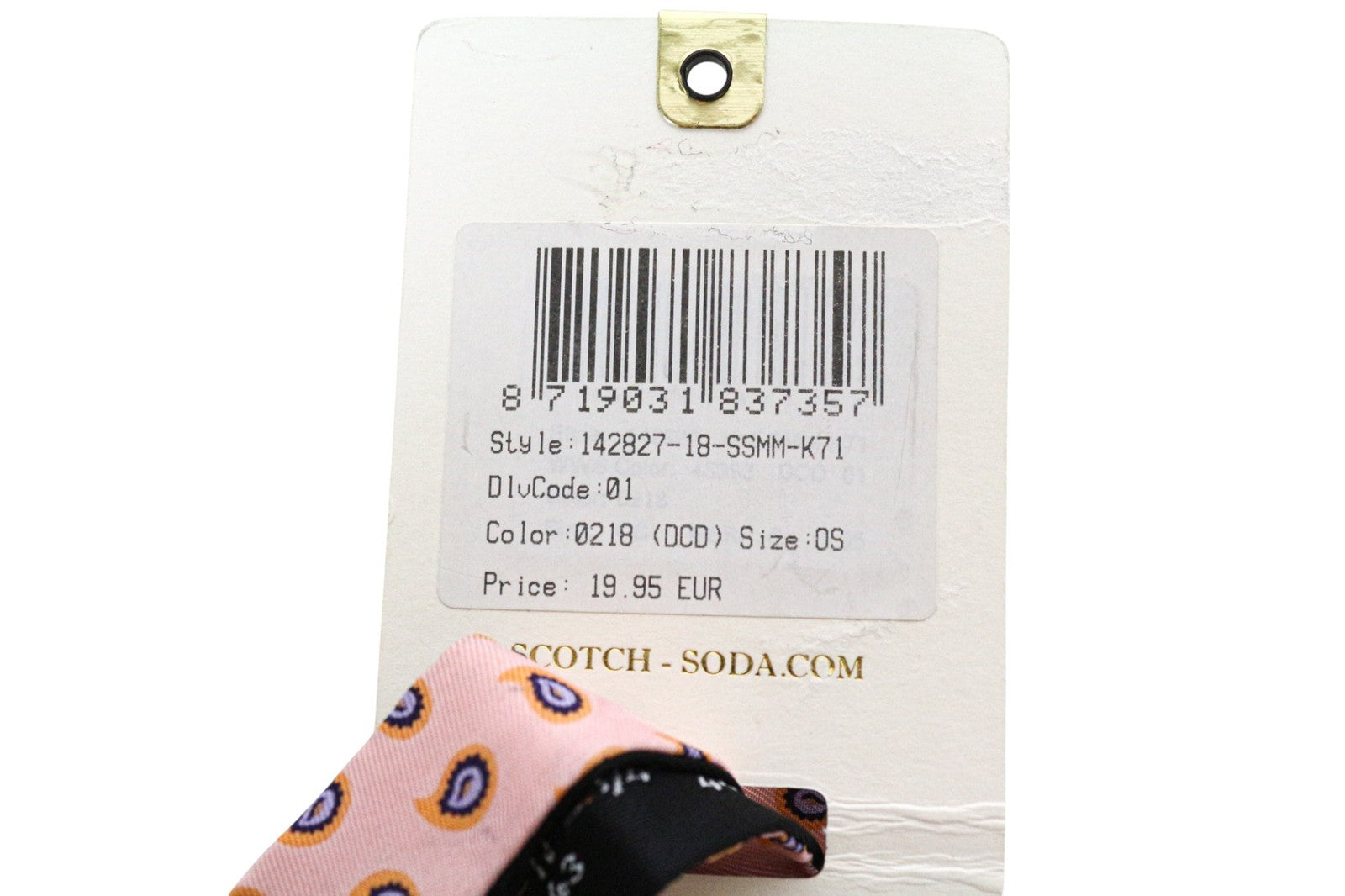 „SCOTCH &amp; SODA Ams Couture“ vyriška varlytė su rožiniu raštu ir drugelio raštu 