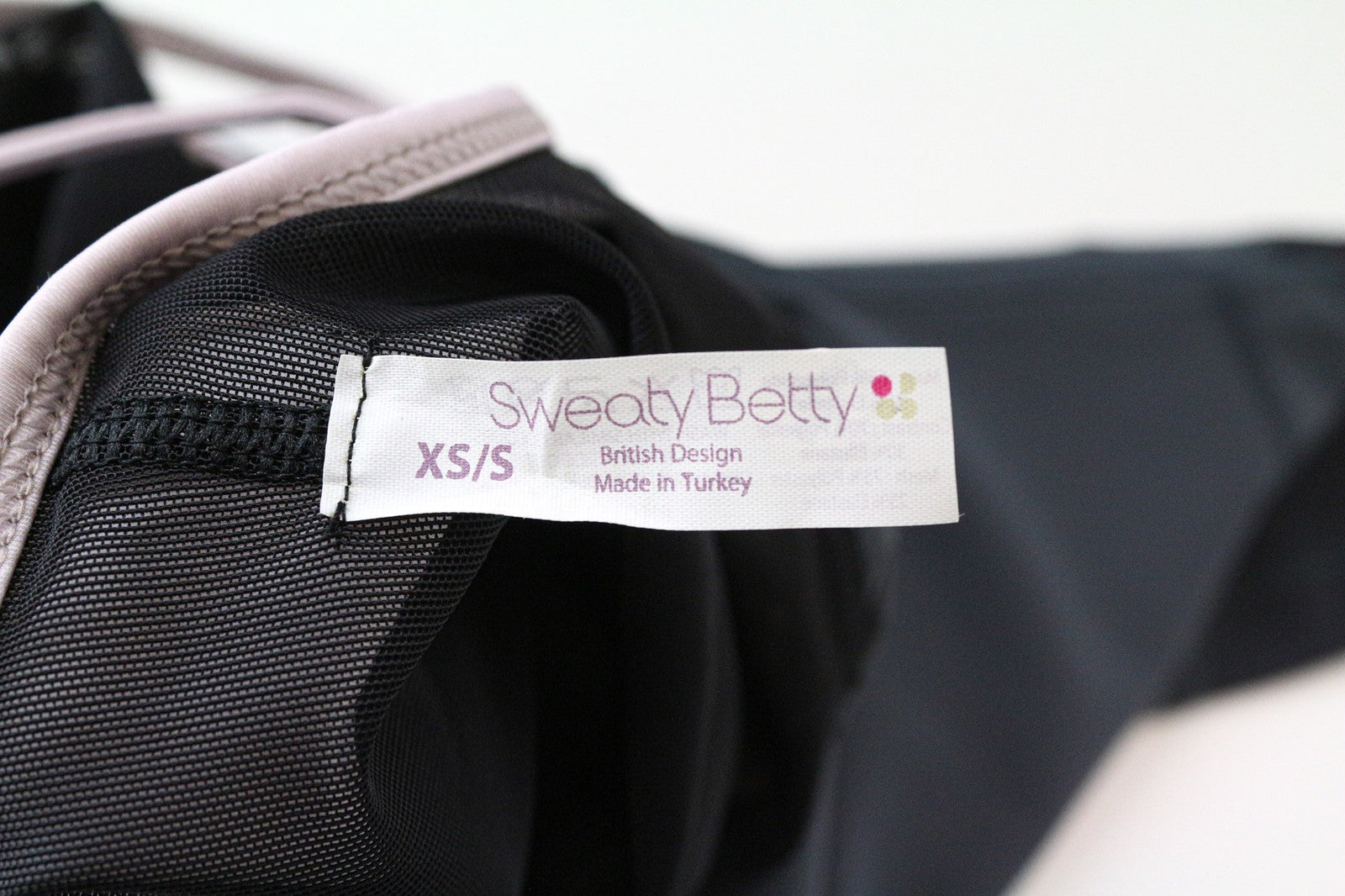 SWEATY BETTY Passe moteriškas triko XS/S pilkai violetinis šokių kombinezonas be rankovių 