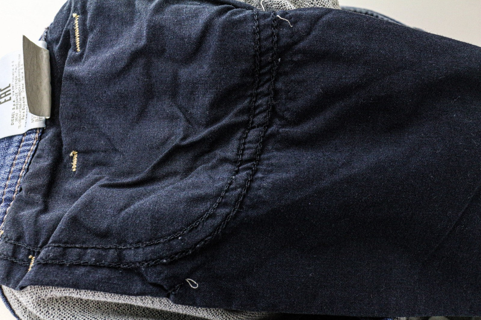 DIESEL Thommer CB-NE 0699Y Men's Jeans W28 Blue Slim Jogg Sweat Stretch Denim
