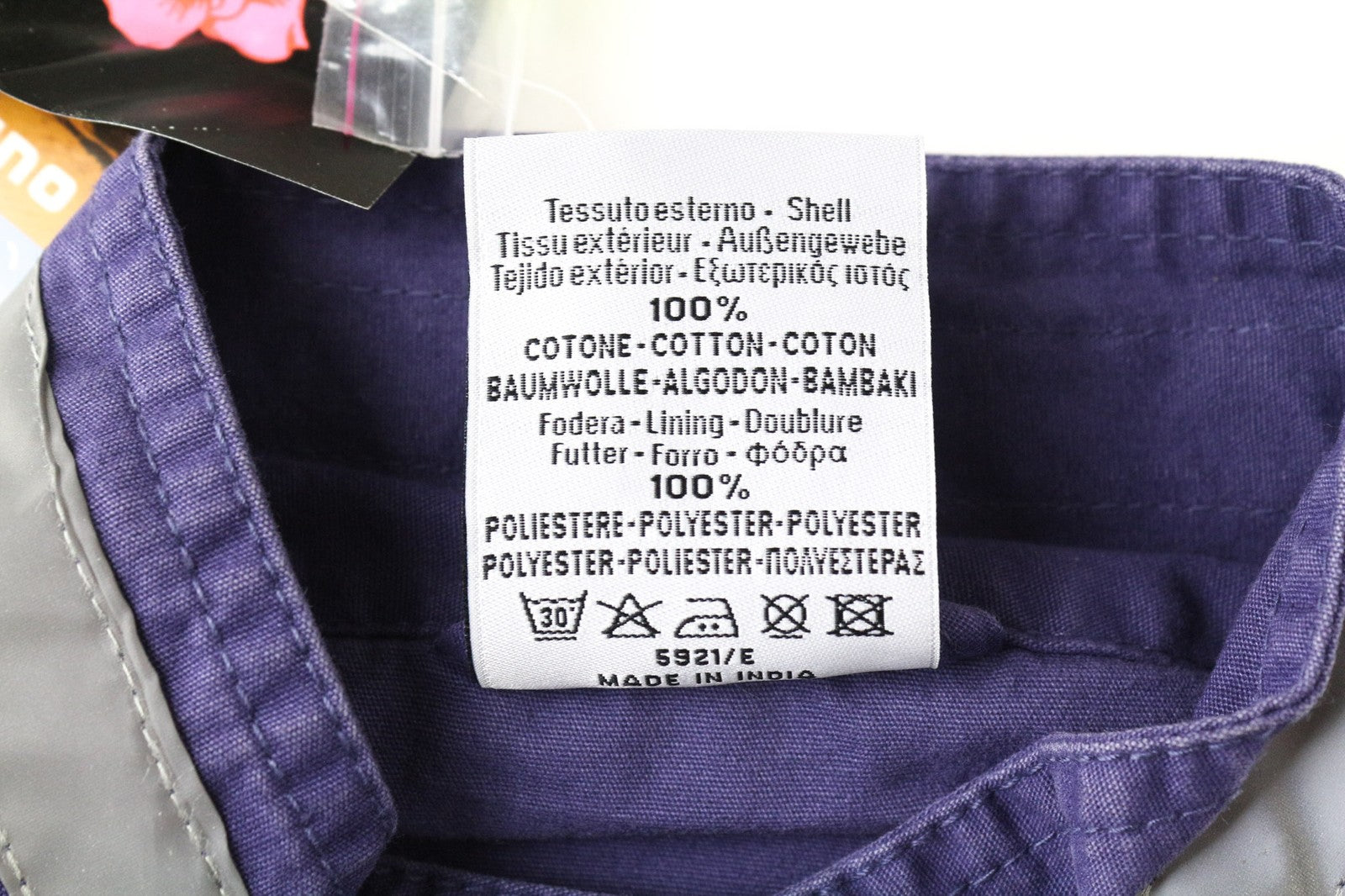 TUCANO URBANO trumpa moteriška striukė IT42 violetinė kvėpuojanti medvilninė motociklininko striukė 