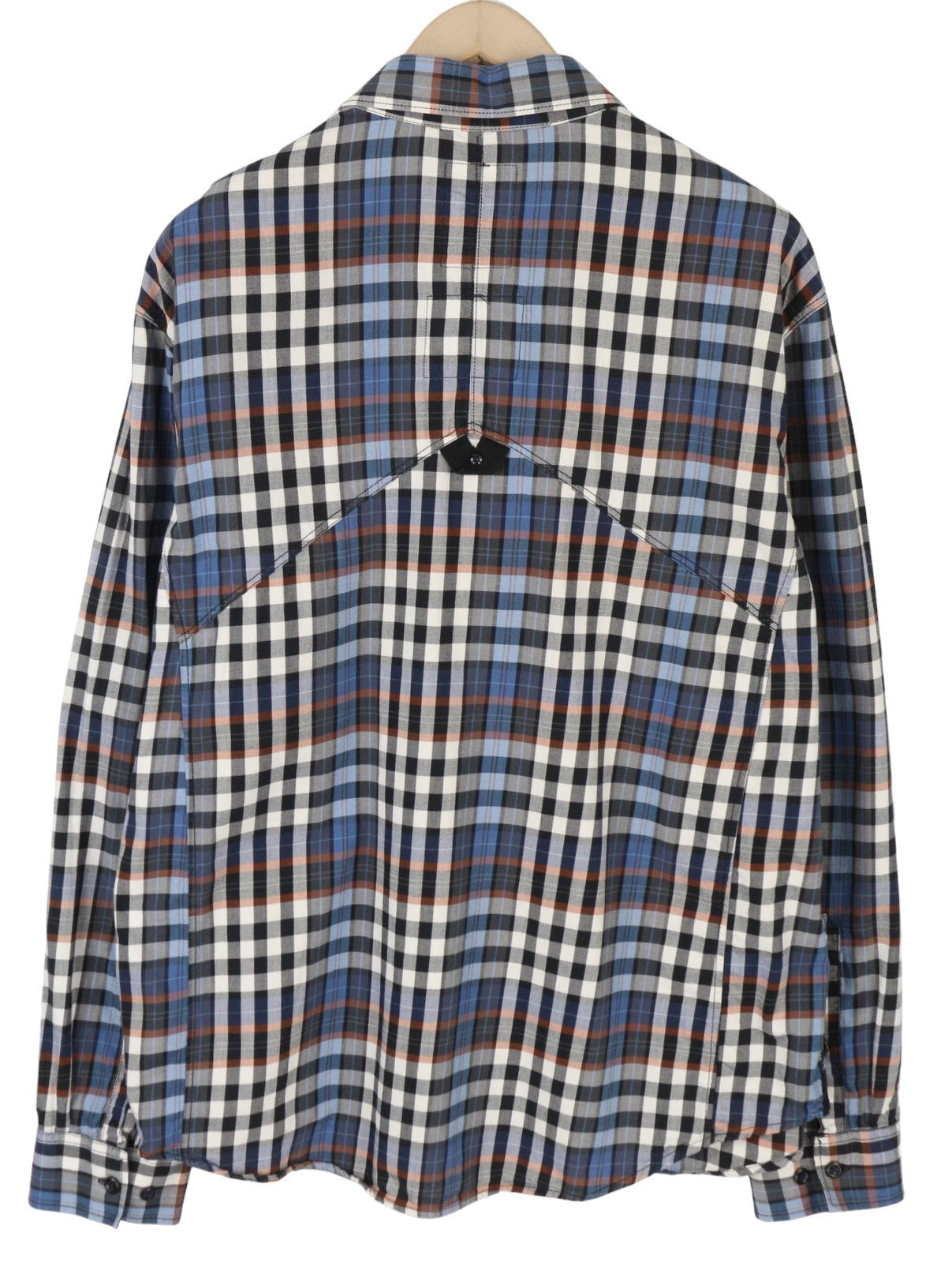 G-STAR Aero Phantom Check L/S vyriški marškinėliai, 2XL, laisvalaikio languoti, sagomis užsegami, išplatinta apykakle. 