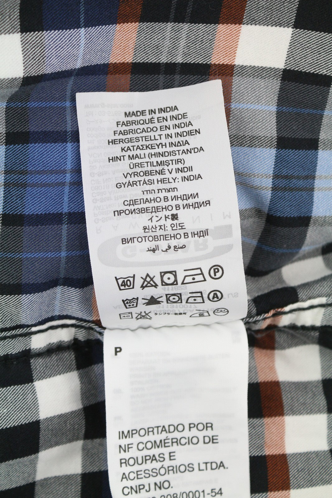 G-STAR Aero Phantom Check L/S vyriški marškinėliai, 2XL, laisvalaikio languoti, sagomis užsegami, išplatinta apykakle. 