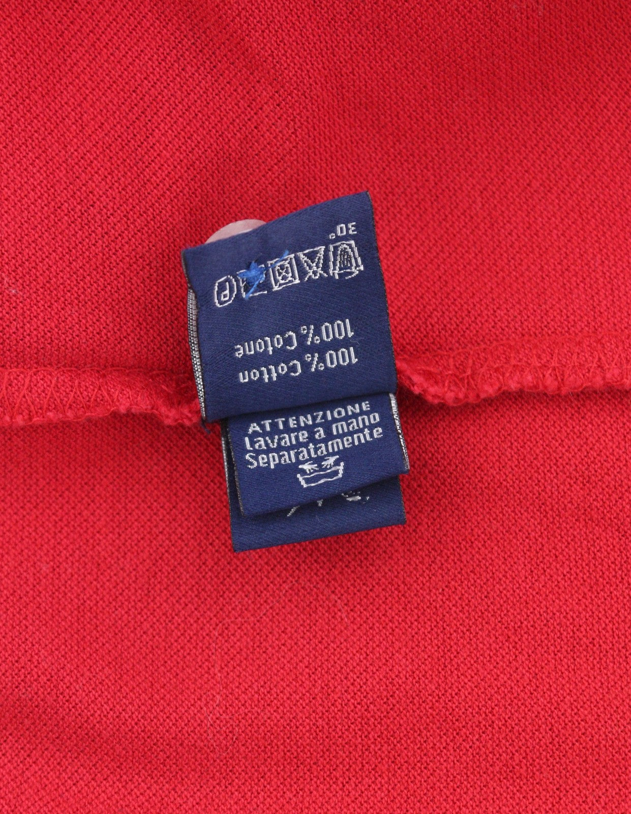 HARMONT &amp; BLAINE siauro kirpimo vyriški polo marškinėliai L dydžio, raudoni, su sagomis ir trumpomis rankovėmis 