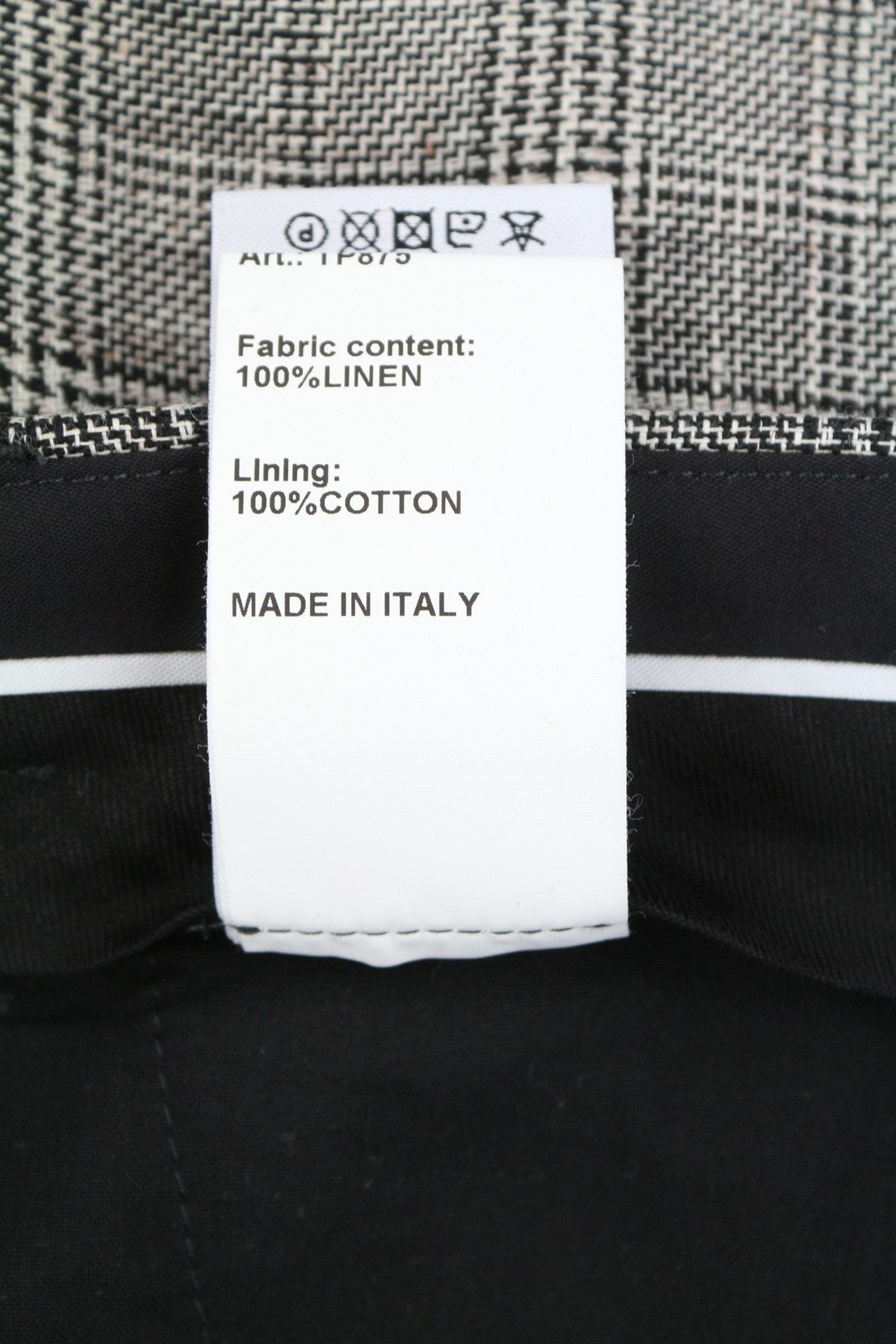 R13 Jumbo pritaikytos moteriškos kelnės 27 rudos lininės Bermudų stiliaus su lašeliu tarpkojyje SS25 RRP799 