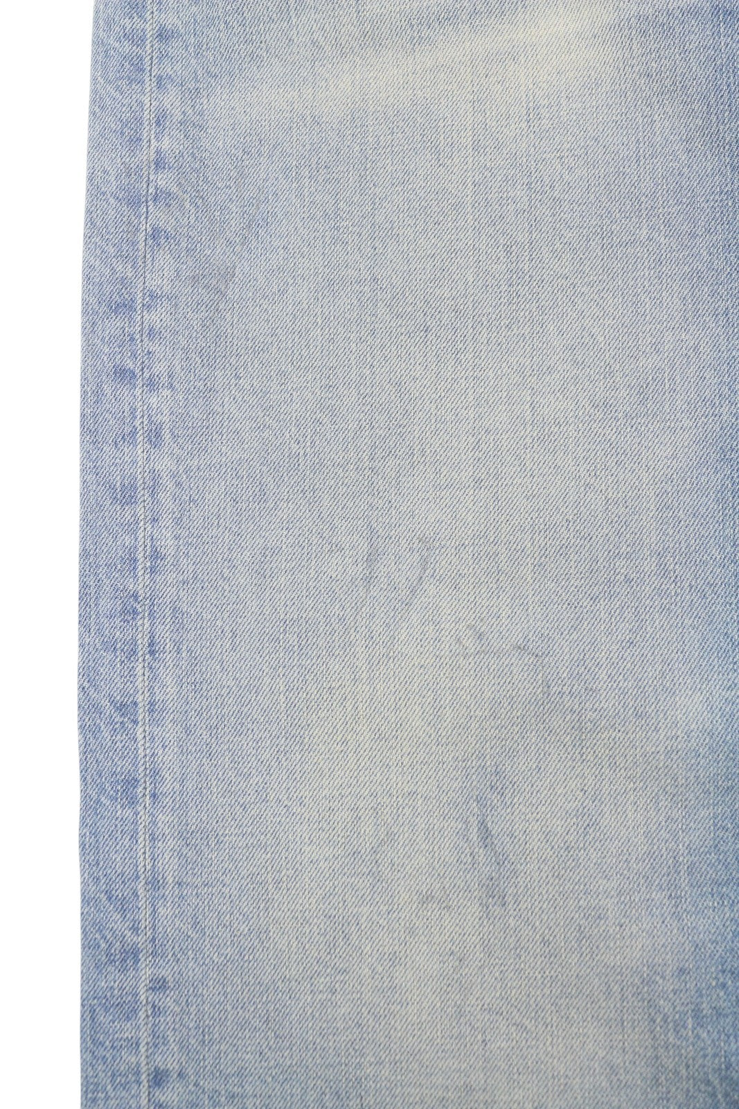 R13 X-BF moteriški džinsai 27 Merrin mėlyni ūsai su išblukusiu trumpintu užtrauktuku PF25 