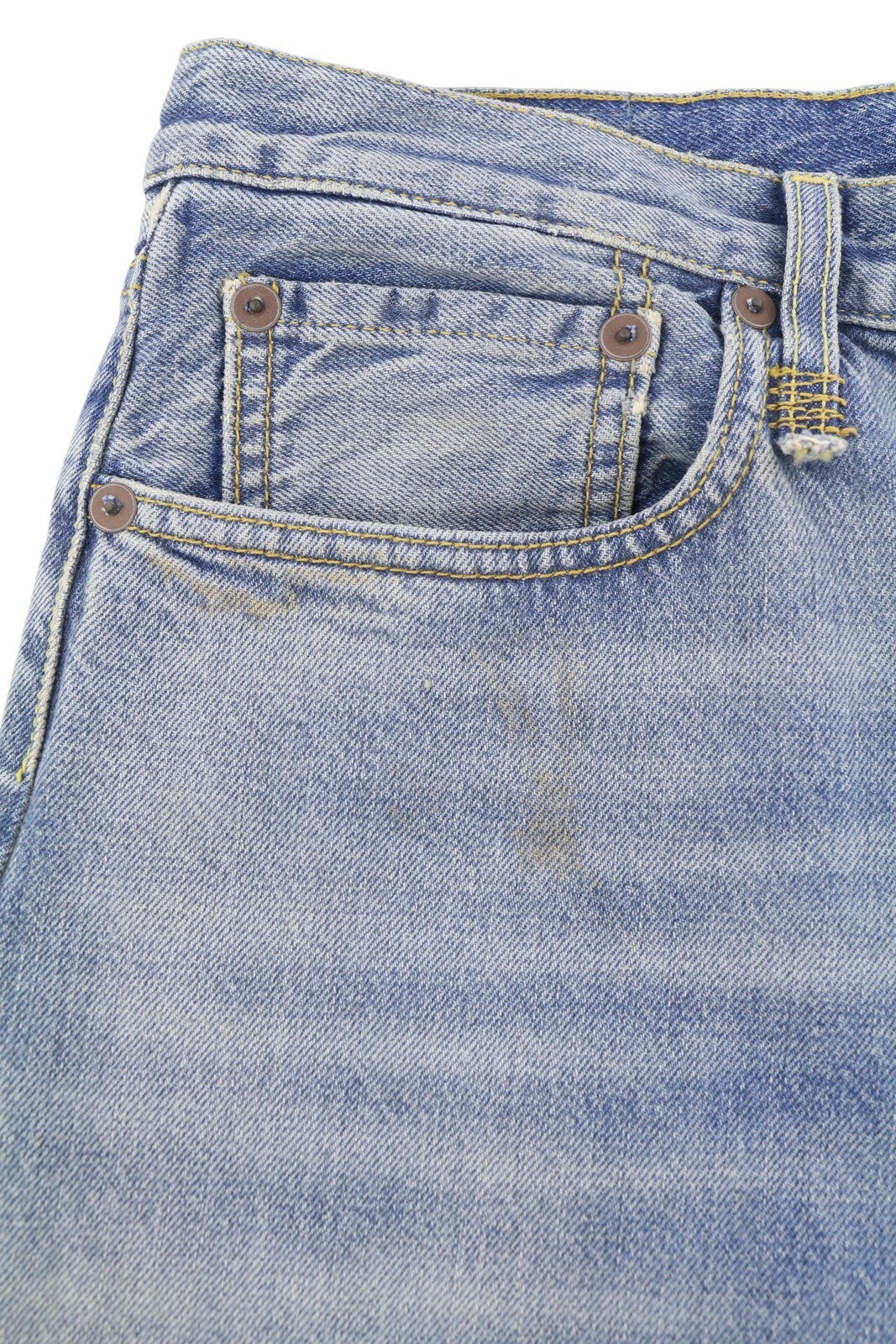 R13 D'Arcy laisvi vyriški džinsai, 33 dydis, mėlyni ūsai, išblukę, nešvarūs, su užtrauktuku, 25 dydžio. 