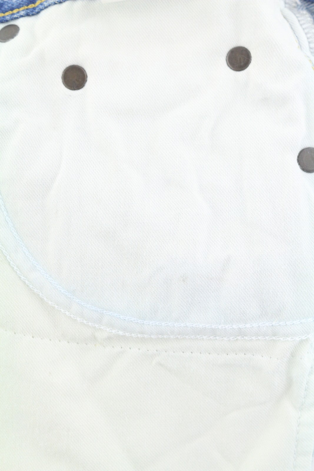 R13 Charlotte moteriški džinsai 25 Merrin mėlyni blukinti platėjantys aukštu juosmeniu PF25 RRP795 