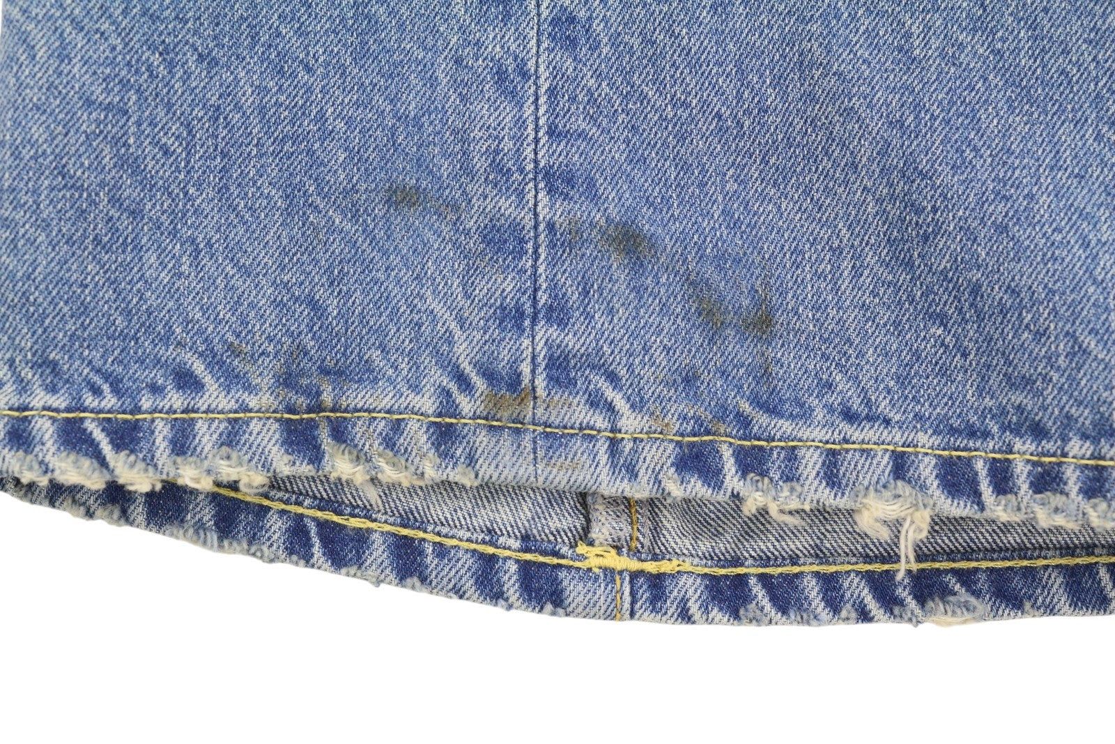 R13 Charlotte moteriški džinsai 25 Merrin mėlyni blukinti platėjantys aukštu juosmeniu PF25 RRP795 