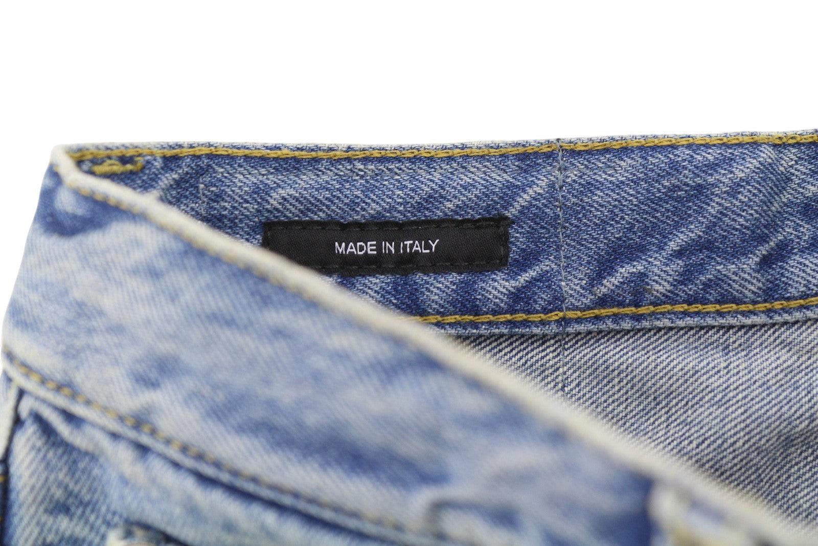 R13 Charlotte moteriški džinsai 25 Merrin mėlyni blukinti platėjantys aukštu juosmeniu PF25 RRP795 