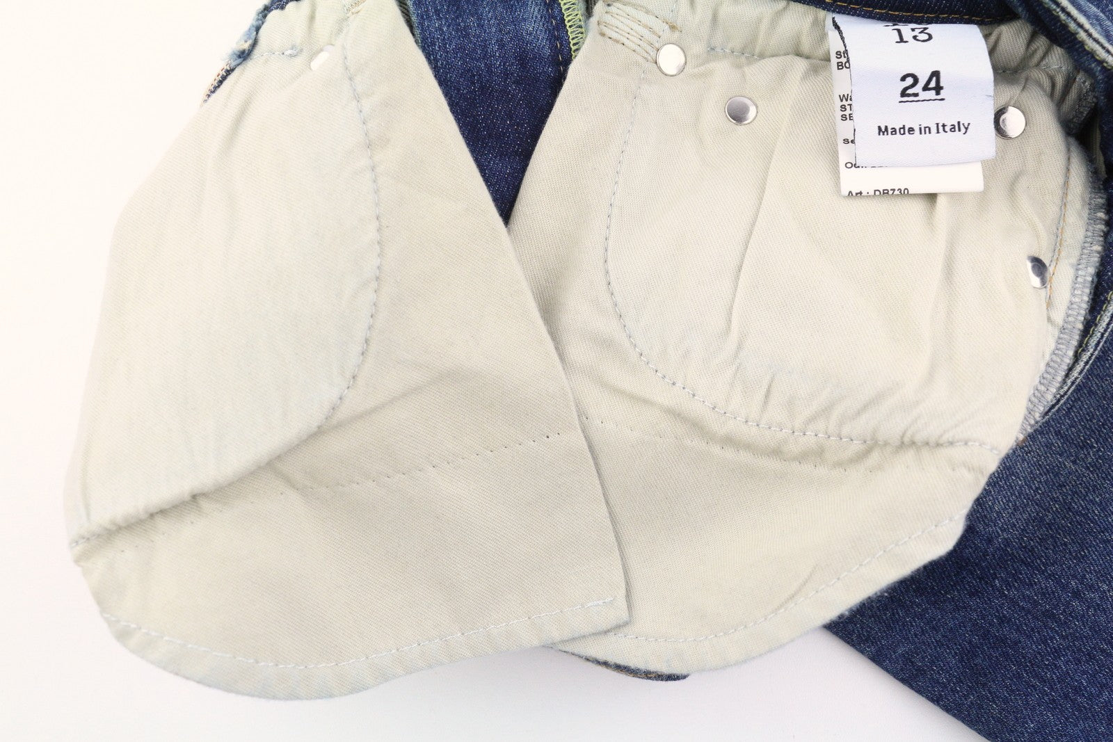 R13 berniukiški tiesūs džinsai su rankogaliais 24 Adelaide Stretch Selvedge Limited PF25 