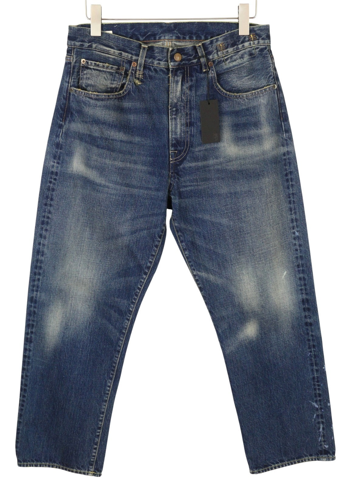 R13 Cuffed X-BF moteriški džinsai su rankogaliais, 27, Adelaide Selvedge mėlyni, riboto leidimo, RRP950 