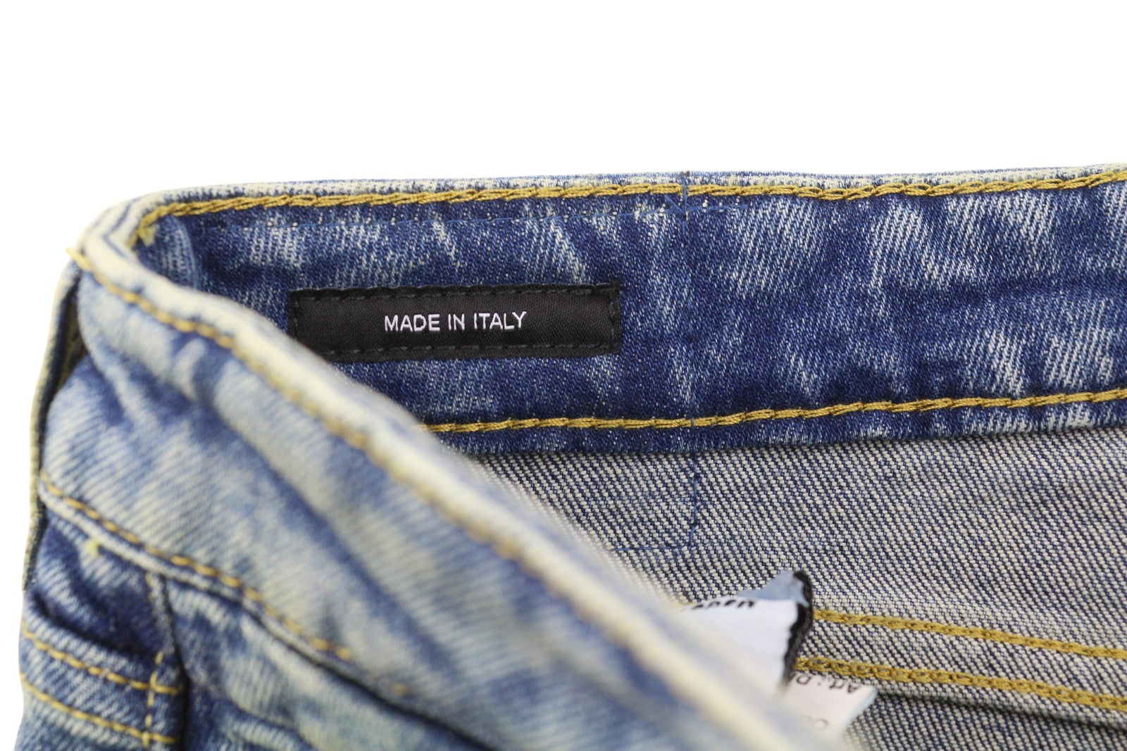 R13 berniukiški platėjantys moteriški džinsai 26 Kelly tamprūs platėjantys džinsai su išblukusiais ūsais mėlyni PF25 RRP645 