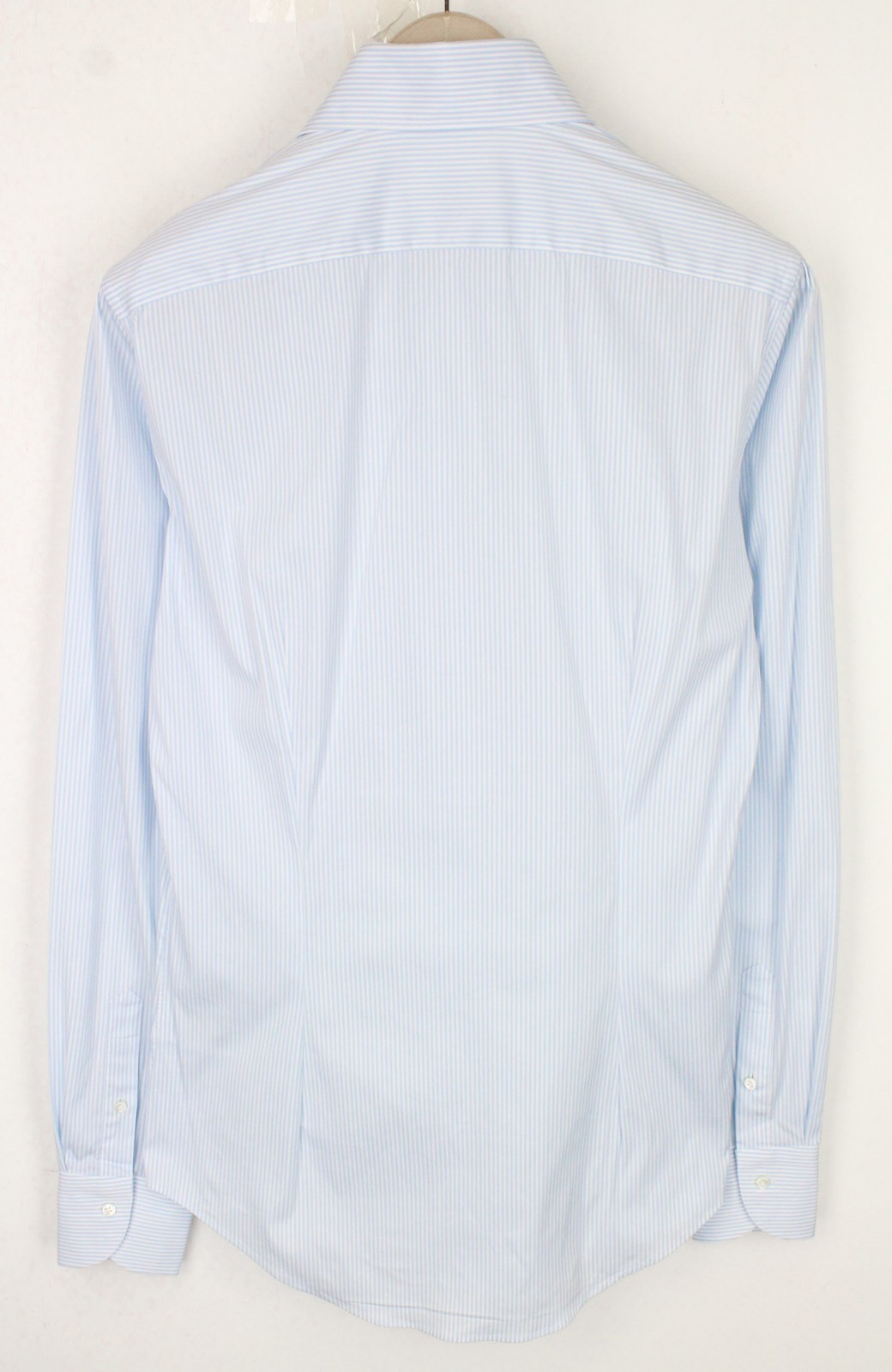 SUITSUPPLY vyriški formalūs marškinėliai, 39L/15 1/2L, labai ploni, mėlyni, dryžuoti, ilgi. 