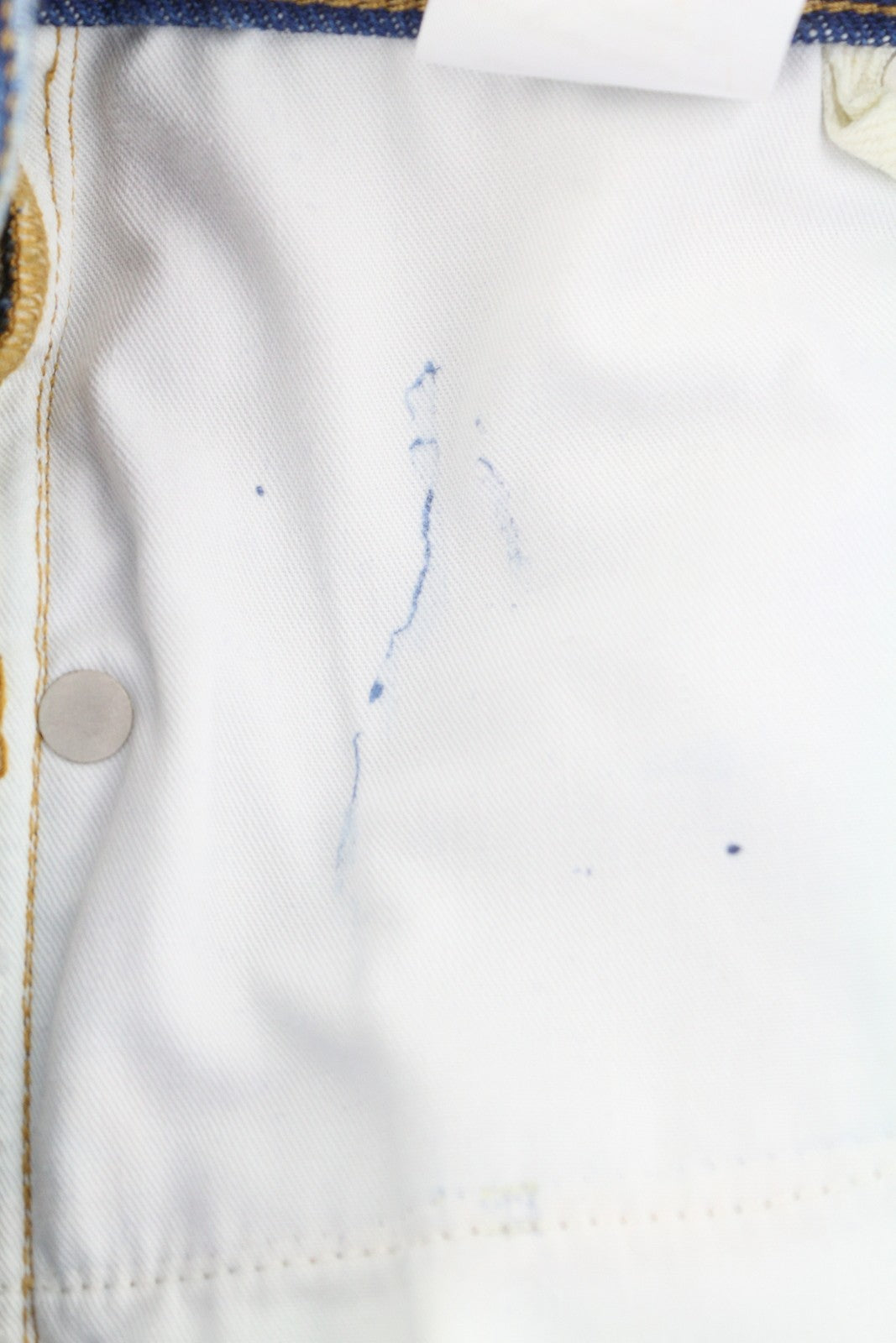 BALTOS VIRGIL ABLOH džinsinės kelnės Britney moterims W26 Faded Slim S25 RRP499 