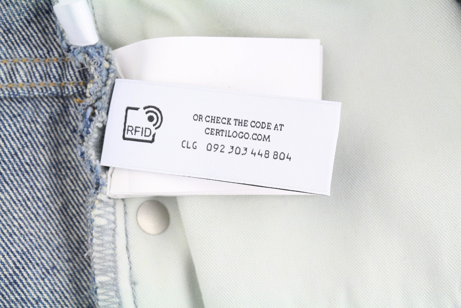 OFF-WHITE c/o VIRGIL ABLOH Meteor Denim moteriški džinsai W27 mėlyni su iškirpte RRP765 