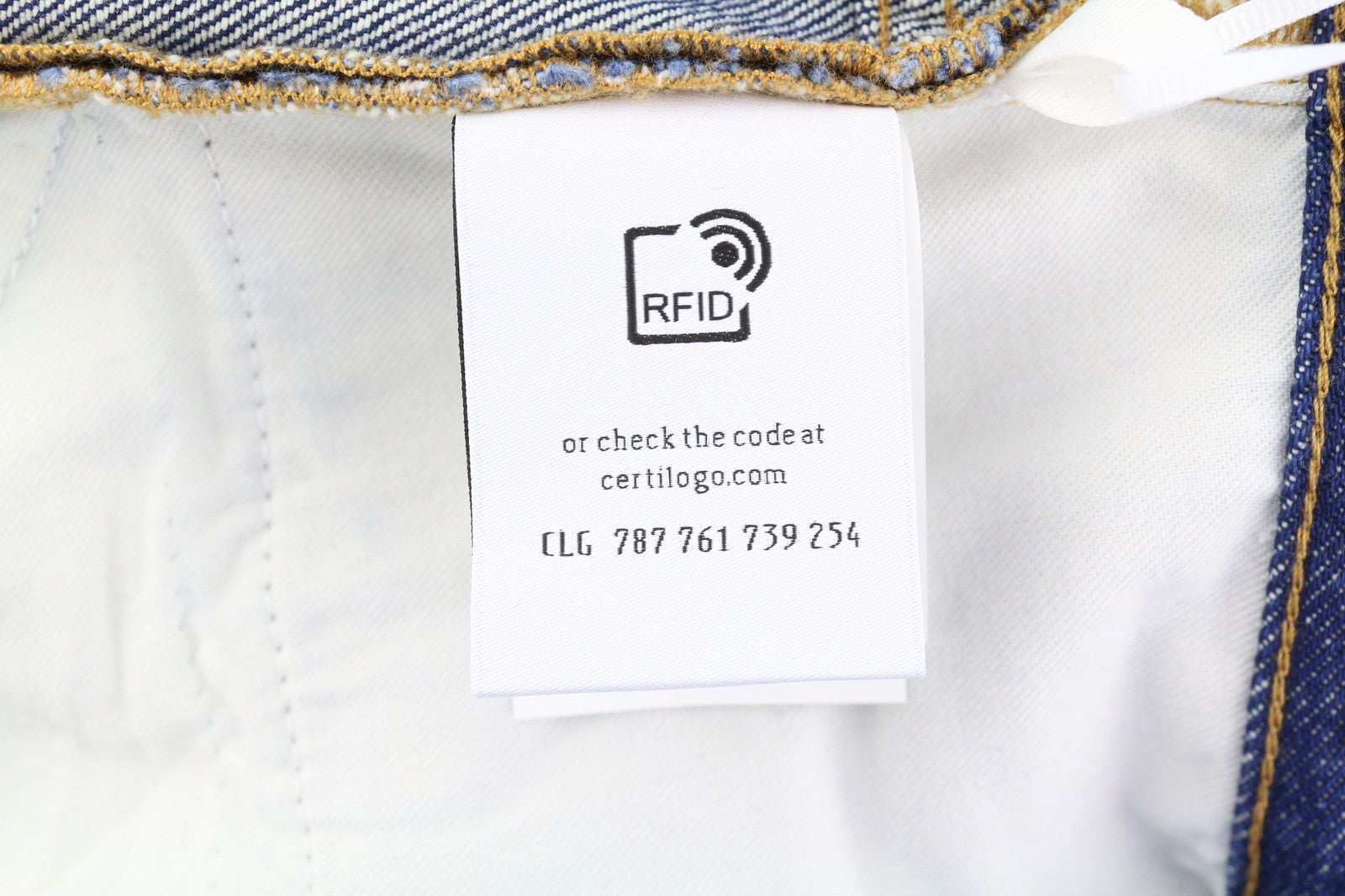 BALTOS VIRGIL ABLOH „Meteor Denim“ moteriškos džinsinės kelnės W26 mėlynos spalvos iškirpte F25 RRP765