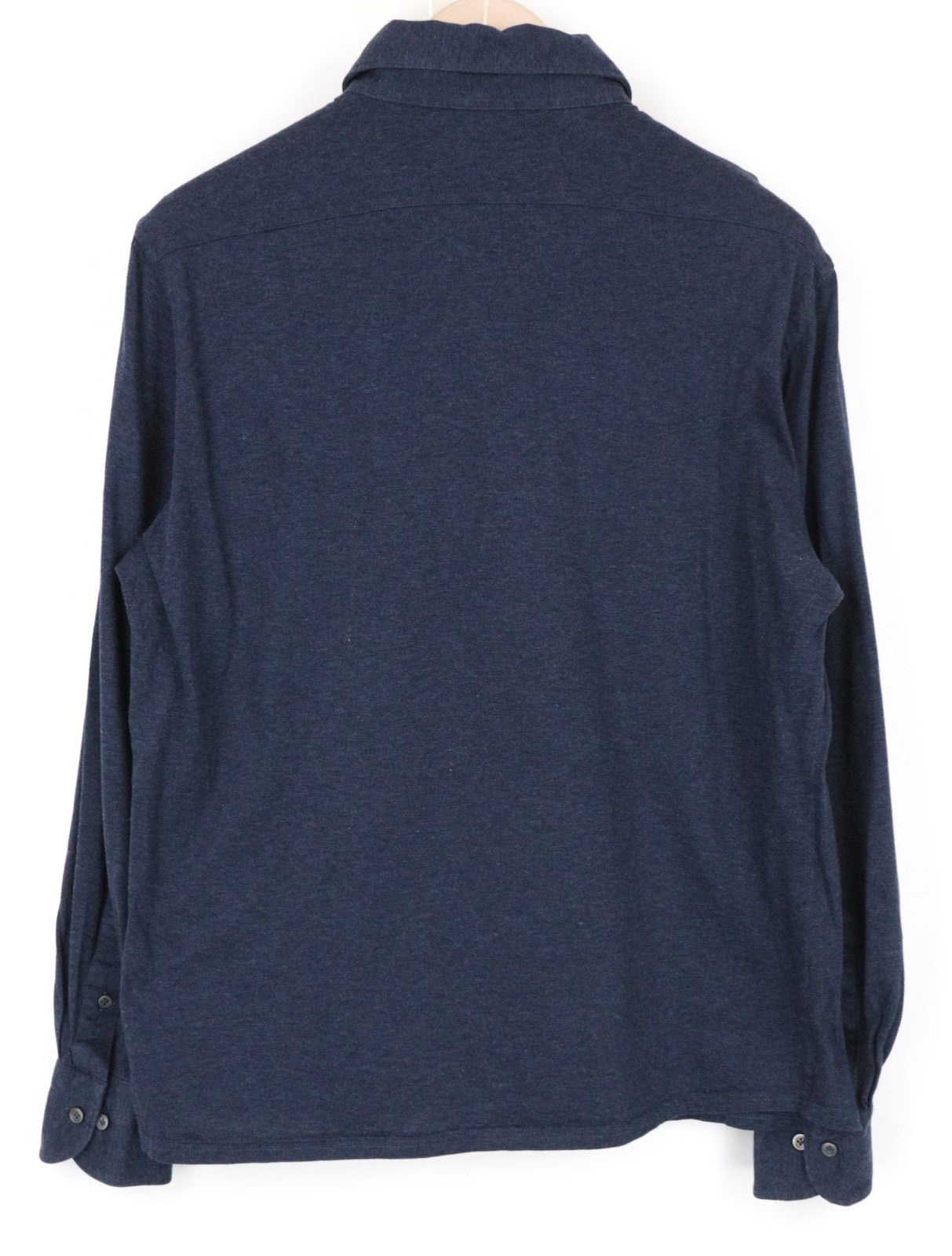 SUITSUPPLY vyriški oficialūs marškinėliai ~M melanžinės mėlynos egiptietiškos medvilnės plonos marškinėlės polo 