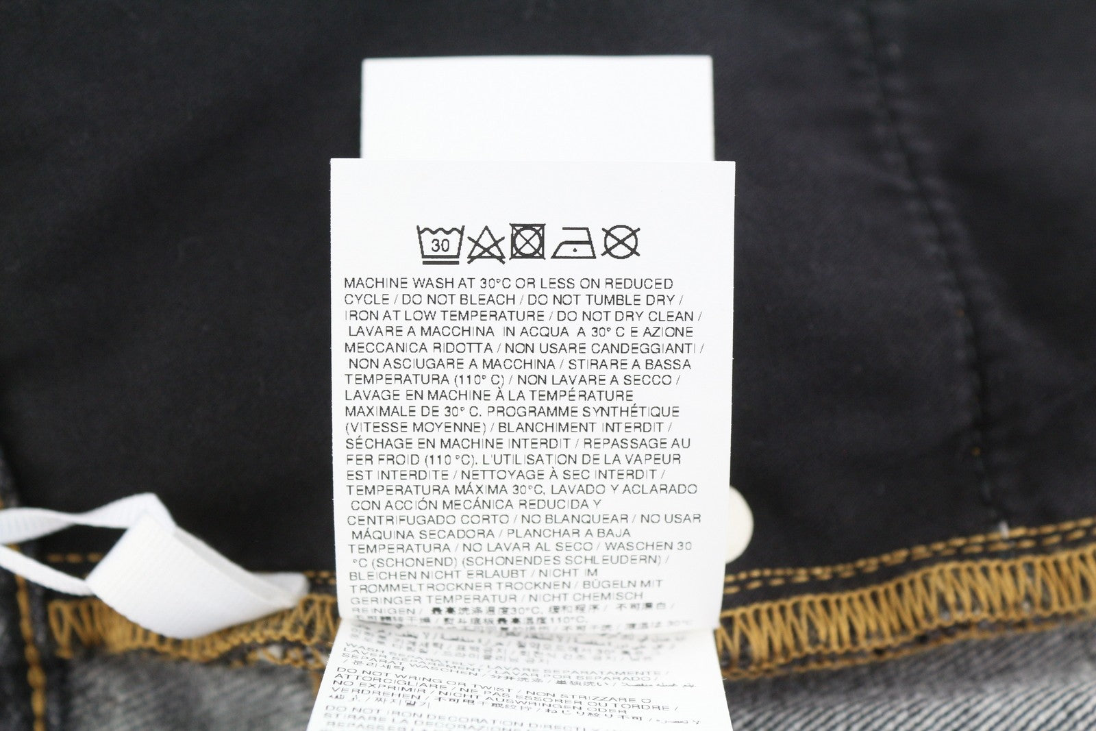 OFF-WHITE c/o VIRGIL ABLOH Meteor Denim Bleach moteriški džinsai W27 Grey F25 RRP765 